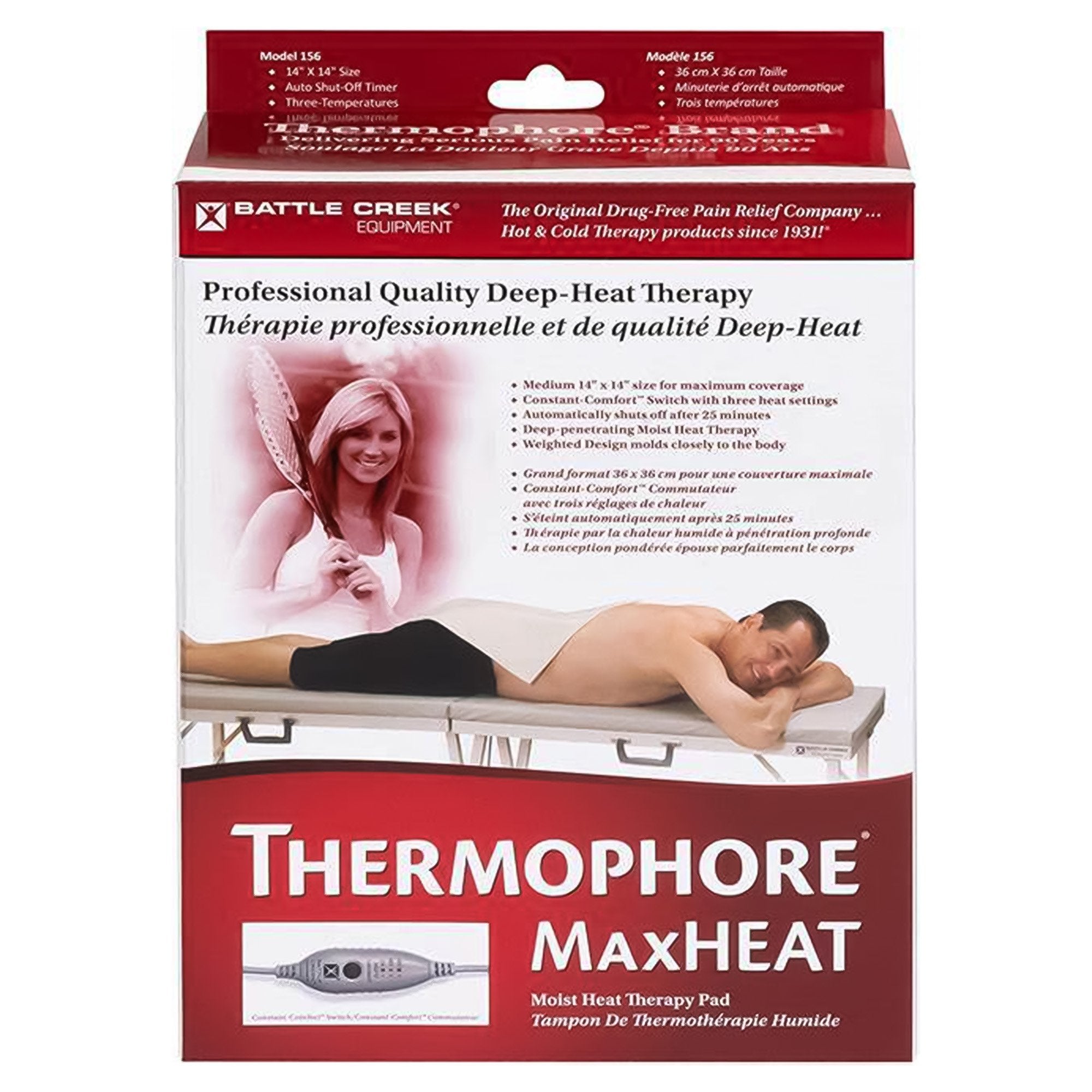 Thermophore® MaxHEAT™ Moist Heating Pad, 14 x 14 Inch