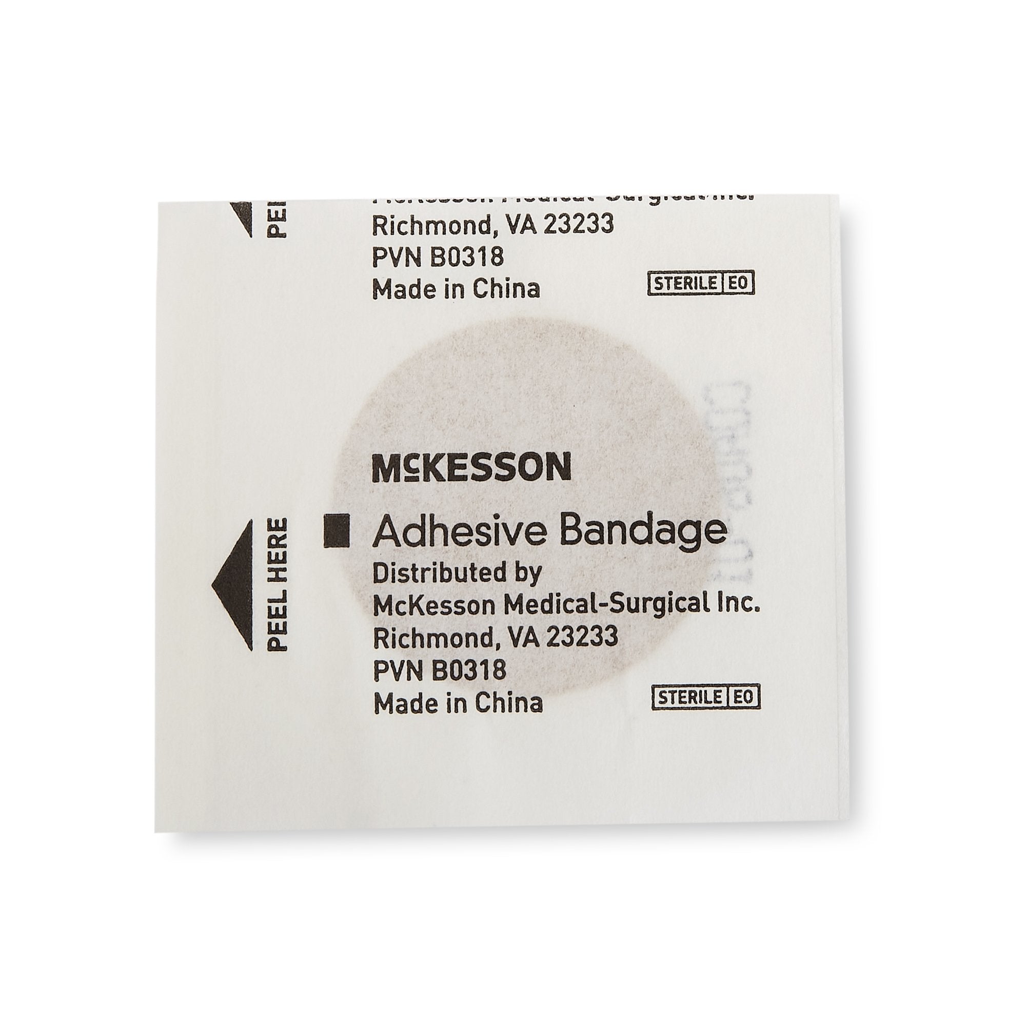 McKesson Round Tan Adhesive Spot Bandage, 1 Inch