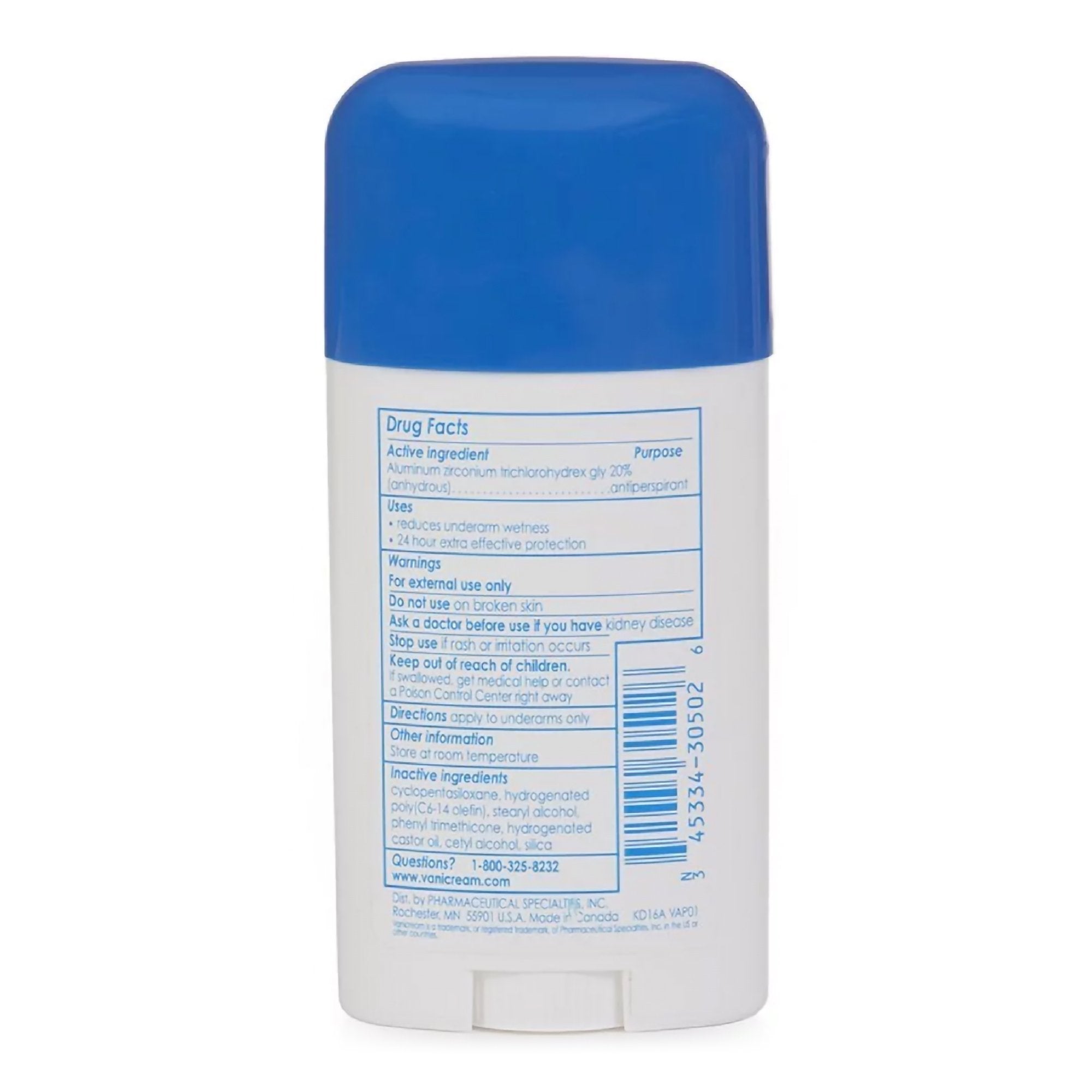 Pharmaceutical Specialties - Deodorants and Antiperspirants