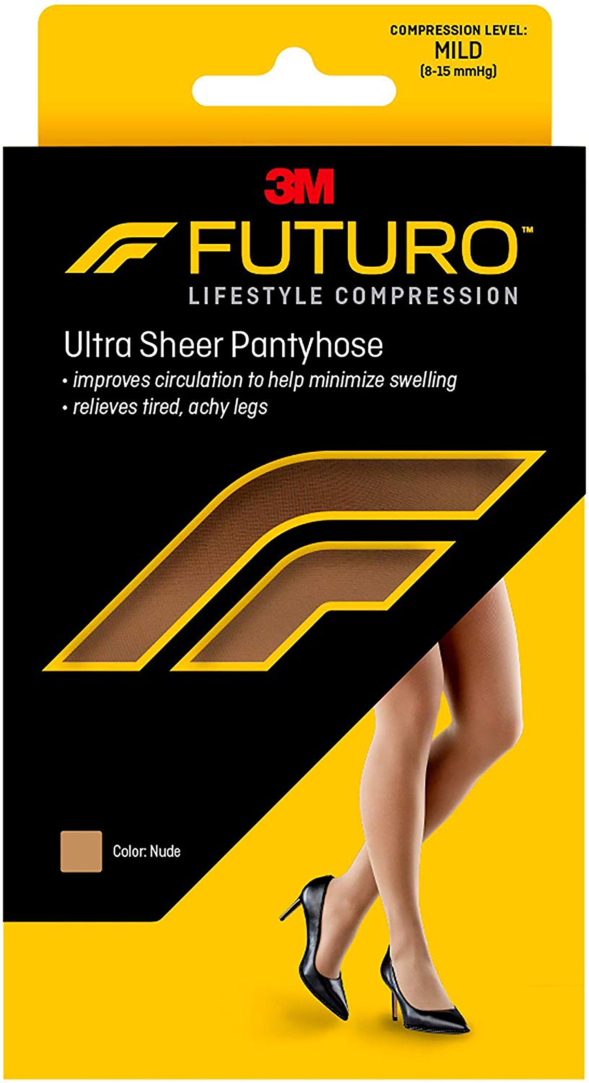 3M™ Futuro™ Energizing Ultra Sheer Pantyhose, Nude, Large