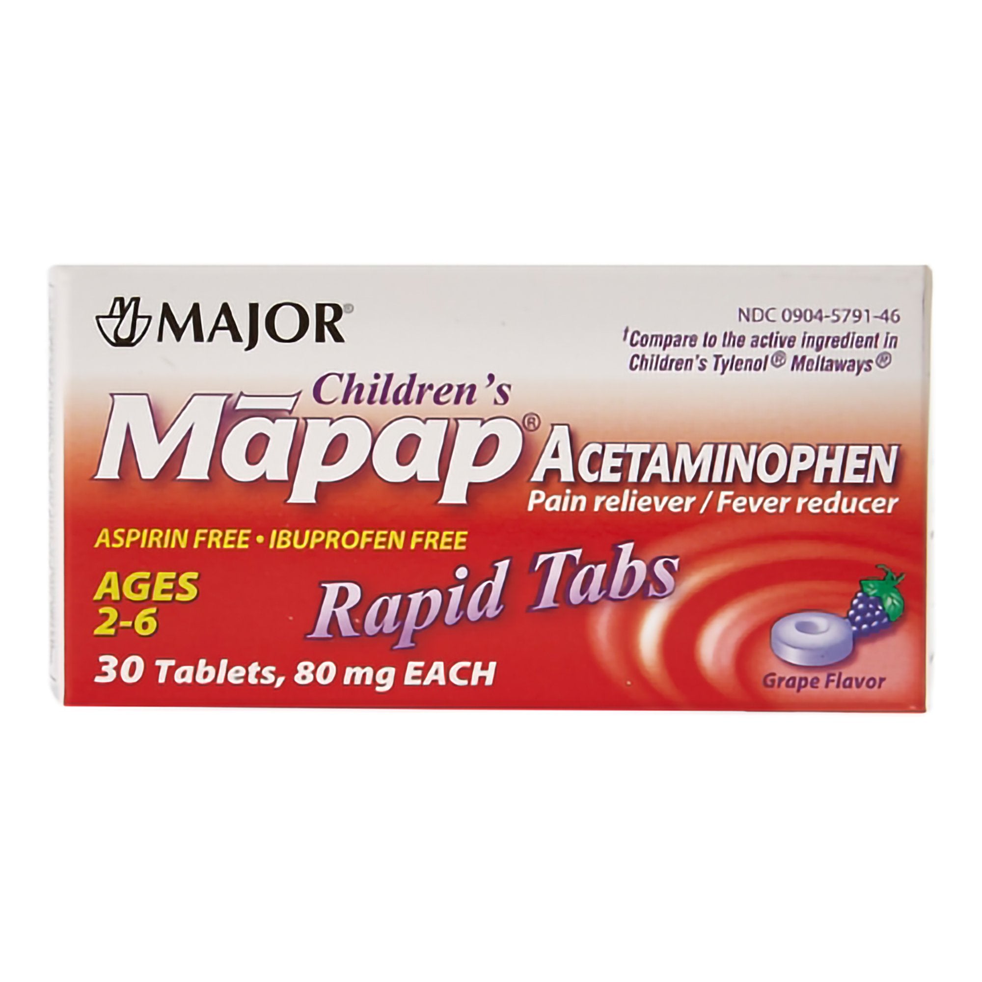 Mapap® Acetaminophen Grape Flavor Children's Pain Relief