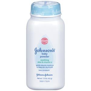 Baby Powder Johnson's® 1-1/2 oz. Scented Shaker Bottle Cornstarch / Aloe / Vitamin E