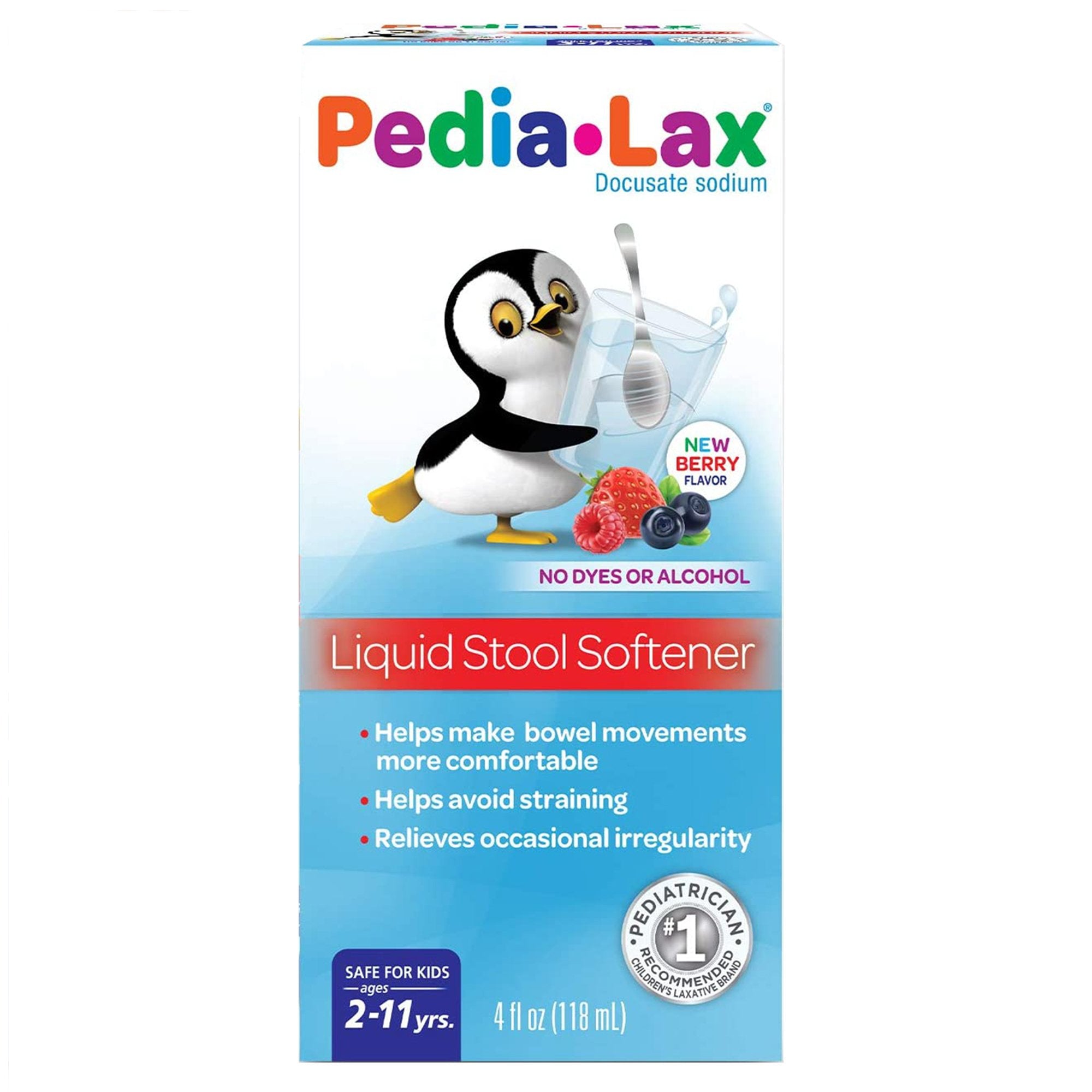 Pedia-Lax® Liquid Stool Softener Berry Flavor