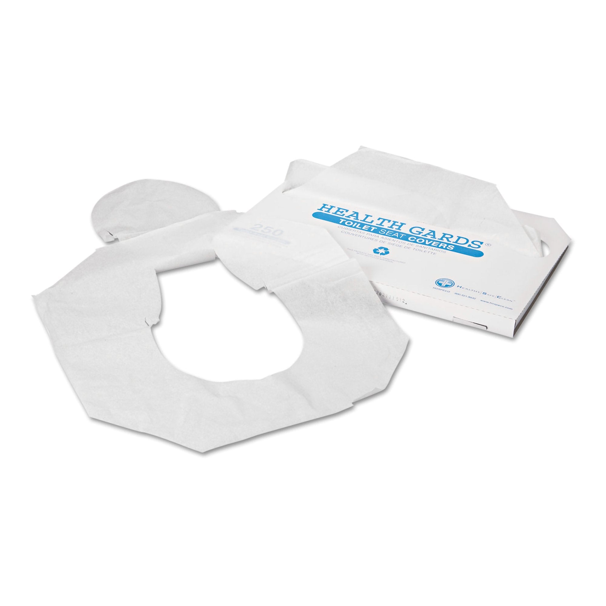 Toilet Seat Cover Health Gards® Half Fold 14-1/4 X 16-3/4 Inch