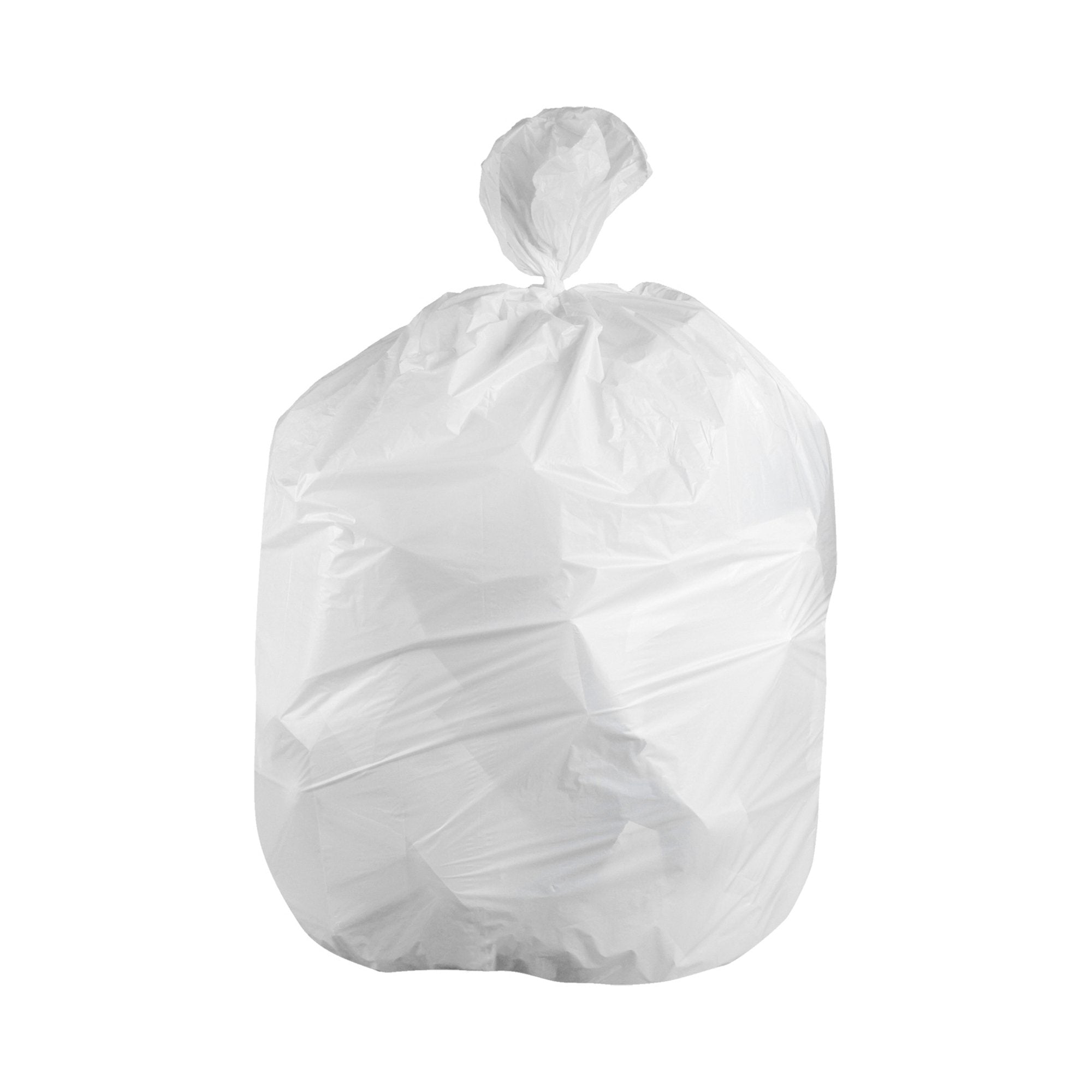 Trash Bag Heritage™ 60 gal. Natural HDPE 17 Mic. 38 X 60 Inch Star Seal Bottom Coreless Roll