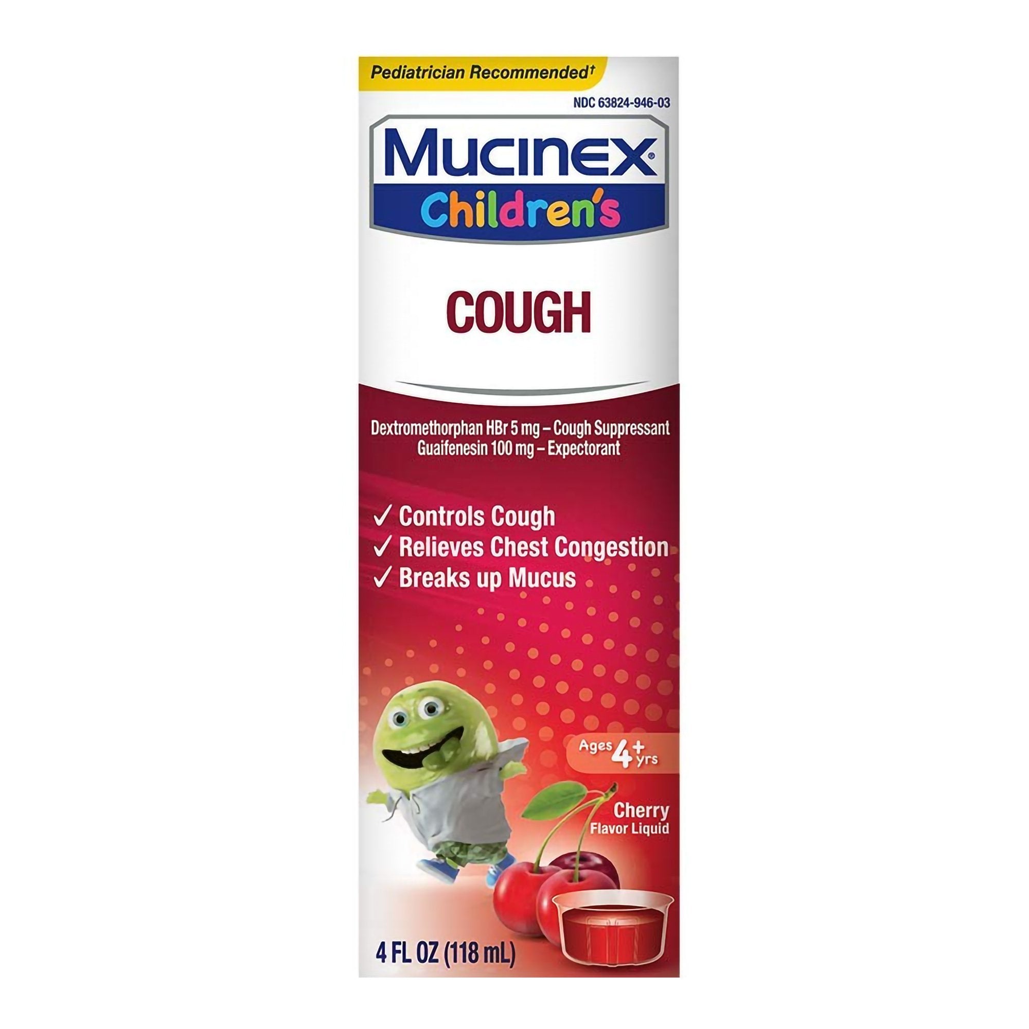 Mucinex® Max Children's Cold and Cough Relief, 4-ounce Bottle