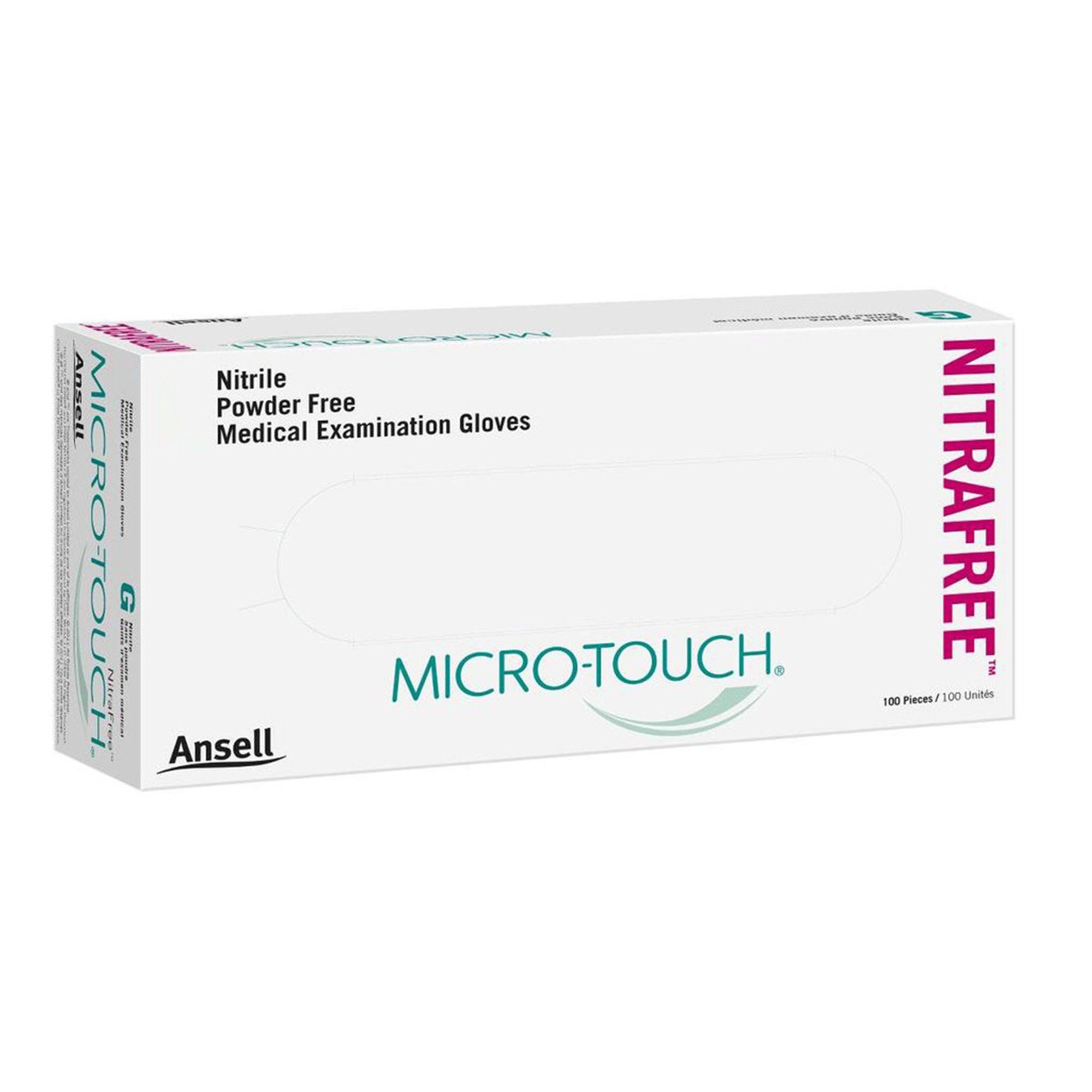 Micro-Touch® NitraFree™ Nitrile Exam Glove, Large, Pink