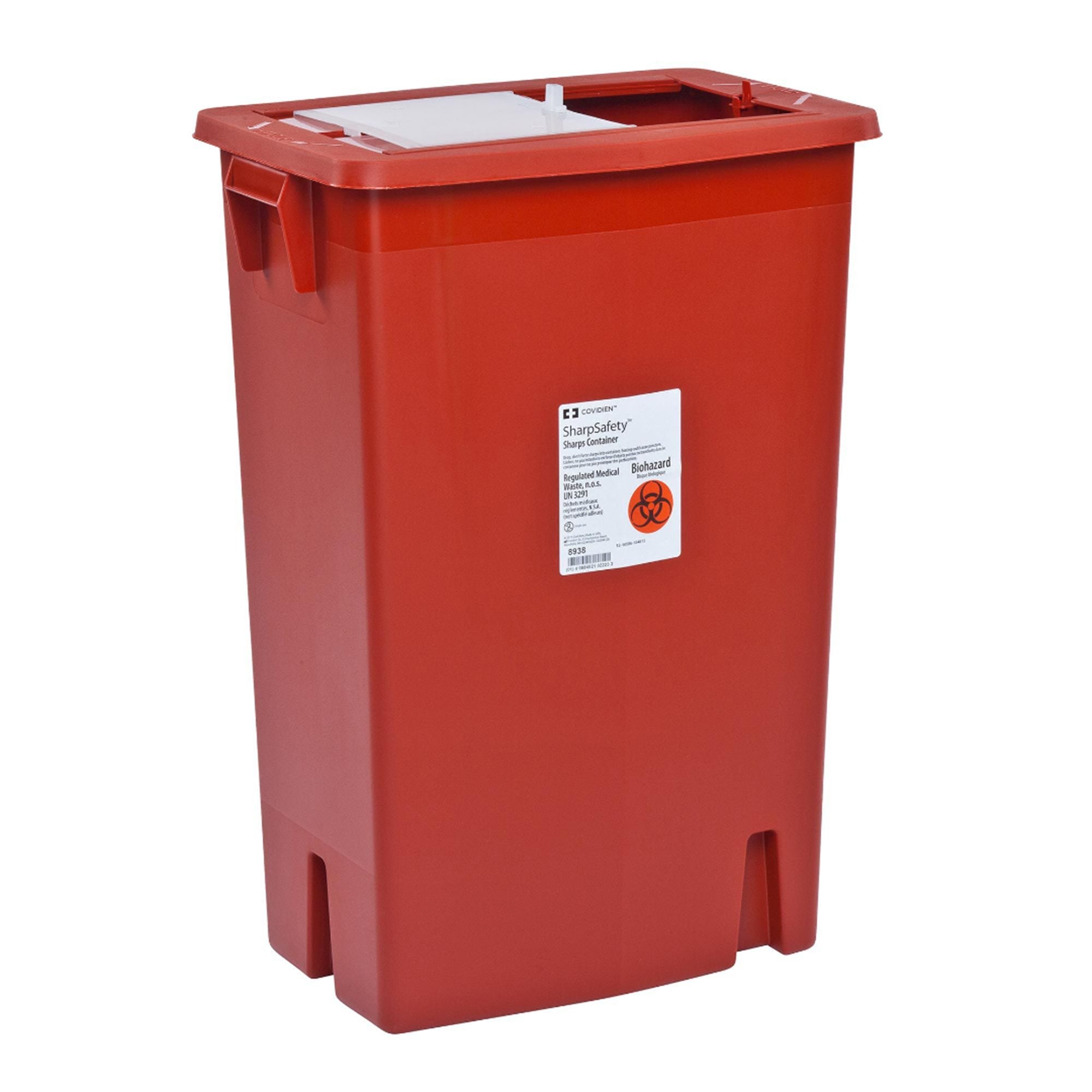 SharpSafety™ Multi-purpose Sharps Container, 18 Gallon, 26 x 18¼ x 12¾ Inch