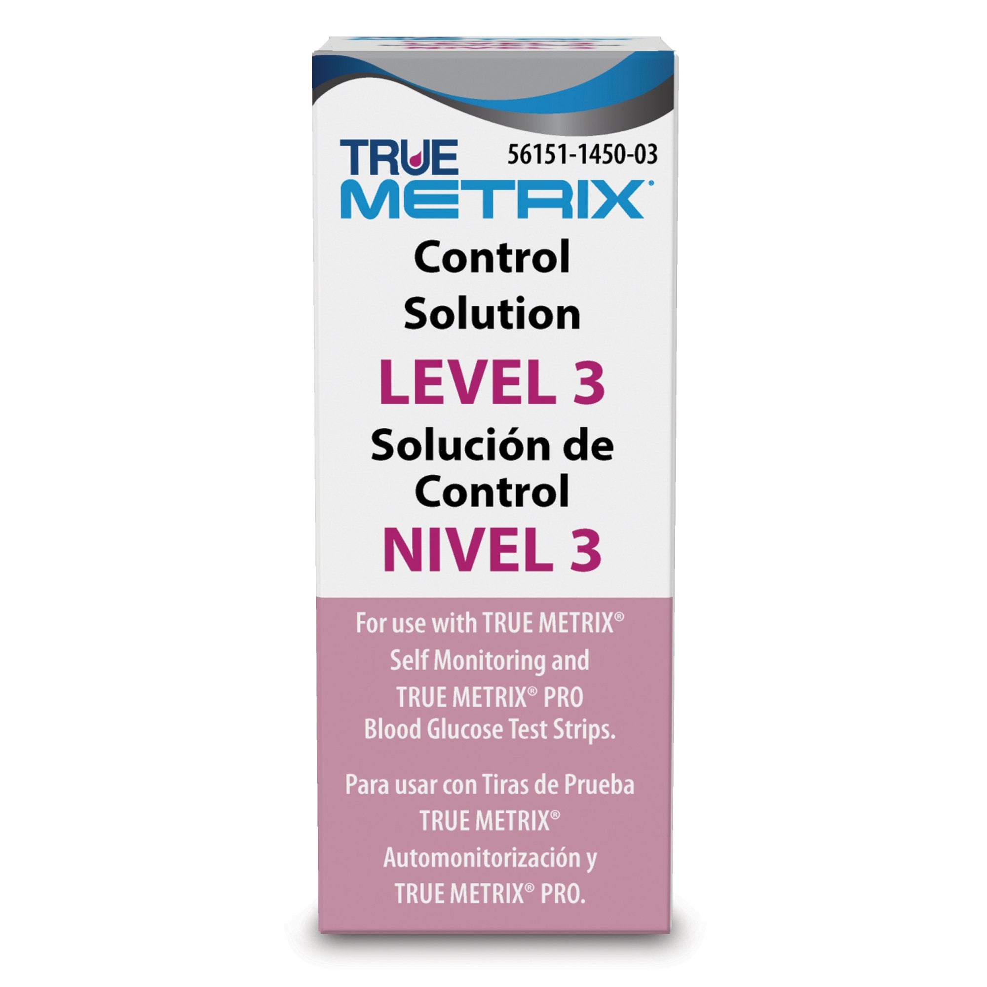 Blood Glucose Control Solution TRUE METRIX® 3 mL Level 3