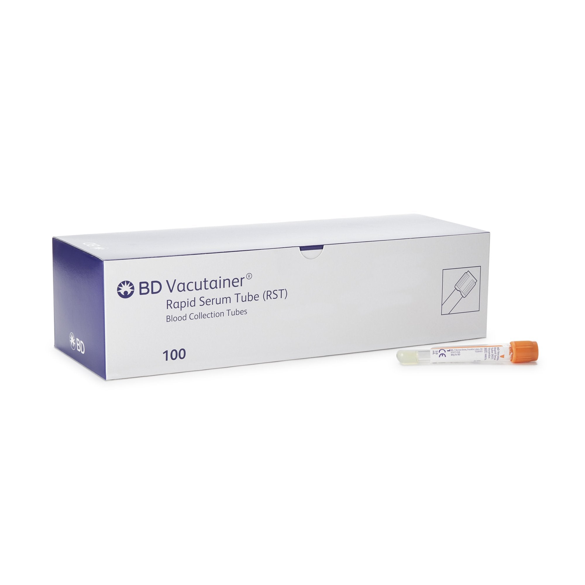 BD Vacutainer® Venous Blood Collection Tube Clot Activator Additive 5 mL BD Hemogard™ Closure Polyethylene Terephthalate (PET) Tube