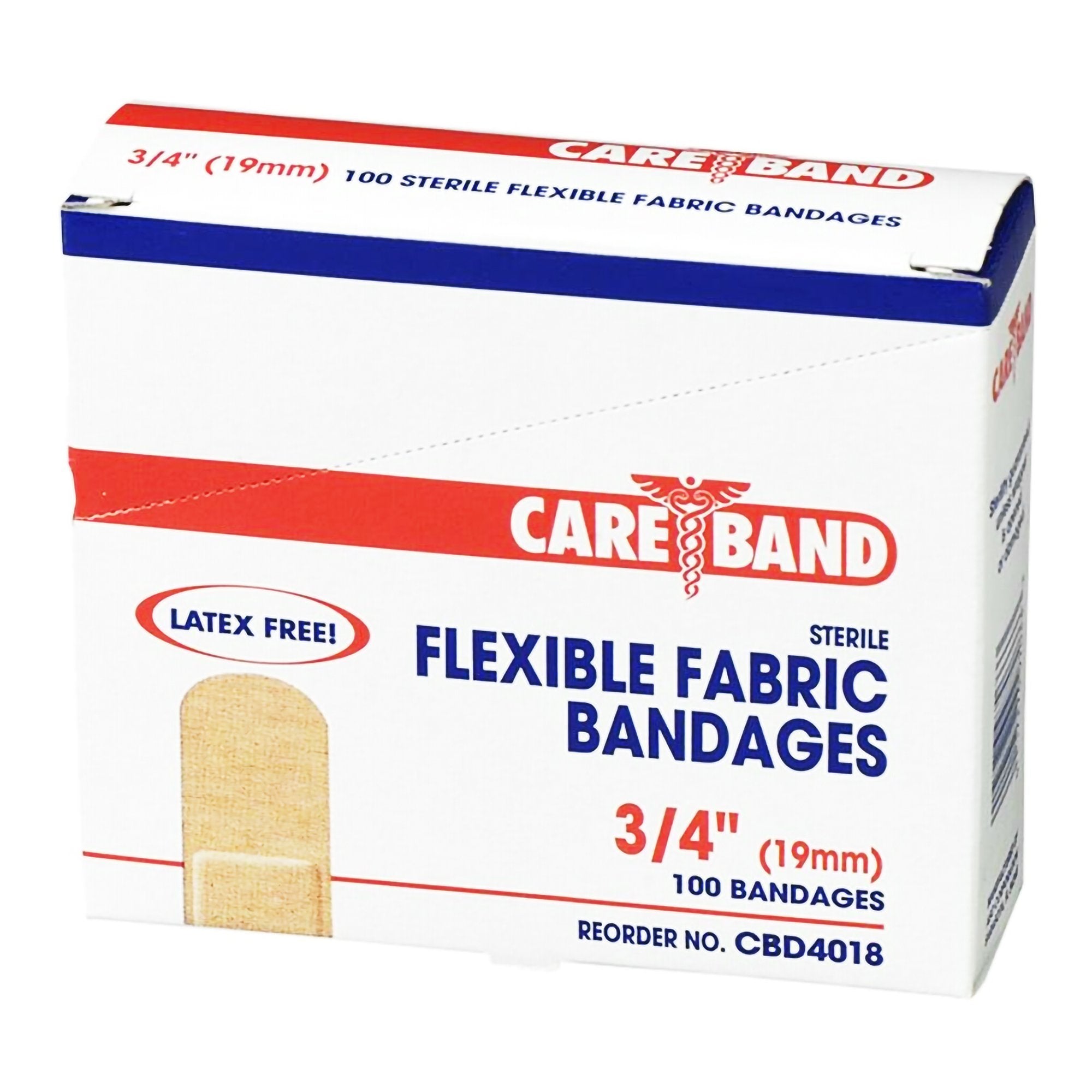 Careband™ Tan Fabric Adhesive Strip, 3/4 x 3 Inch