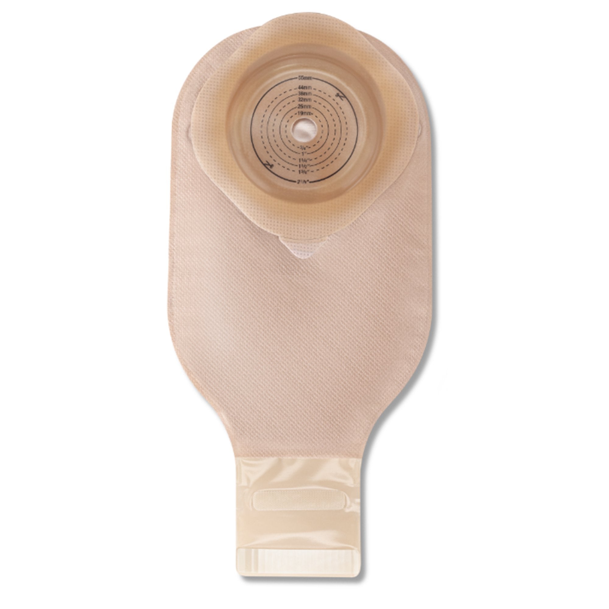 Ostomy Pouch CeraPlus™ One-Piece System 12 Inch Soft Convex, Pre-Cut Up to 2-1/8 Inch Drainable