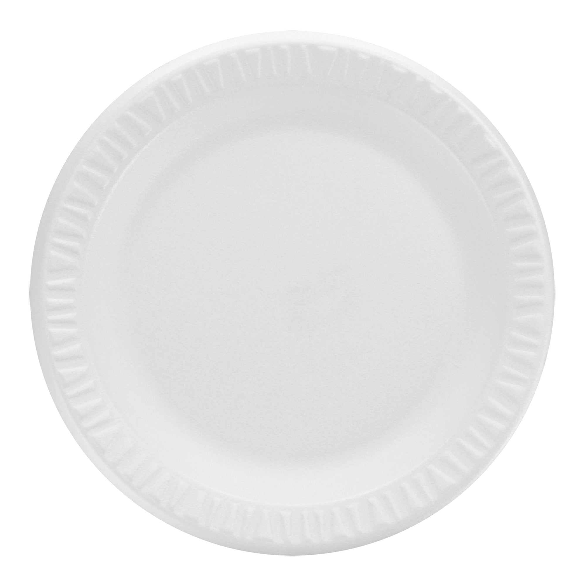 Plate Dart® Concorde® White Single Use Nonlaminated Foam 9 Inch Diameter