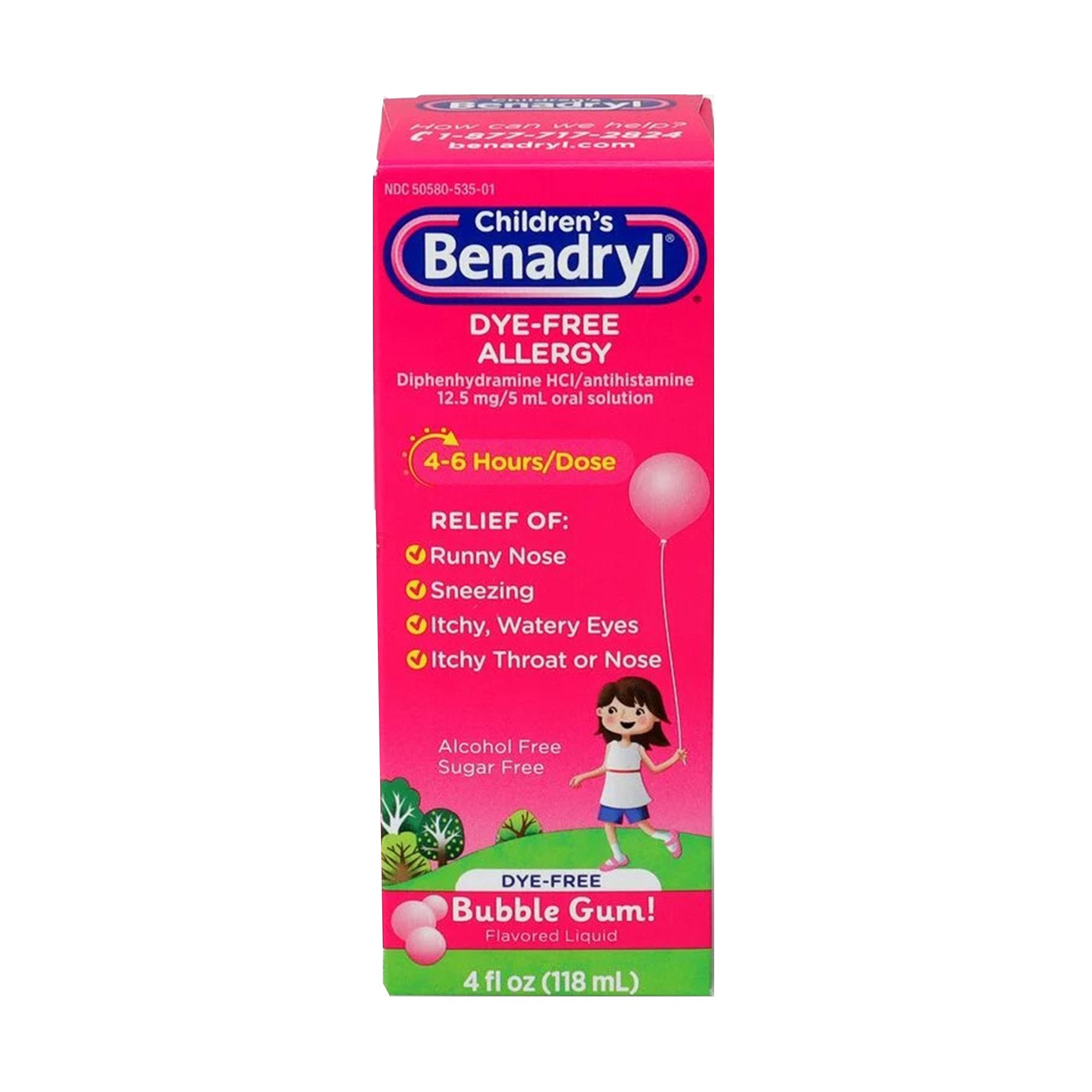 Children's Benadryl® Bubble Gum Flavor Children's Allergy Relief