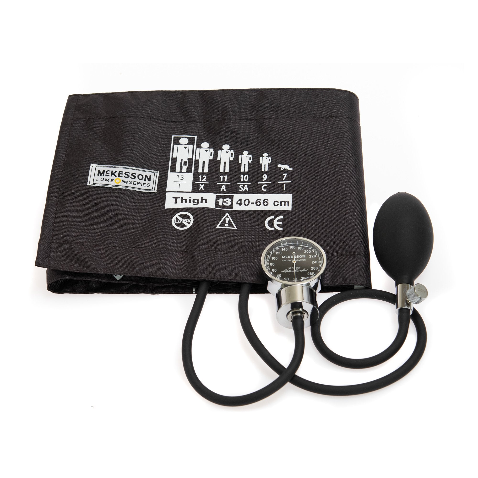 McKesson LUMEON® Pocket Aneroid Sphygmomanometer, Large Cuff