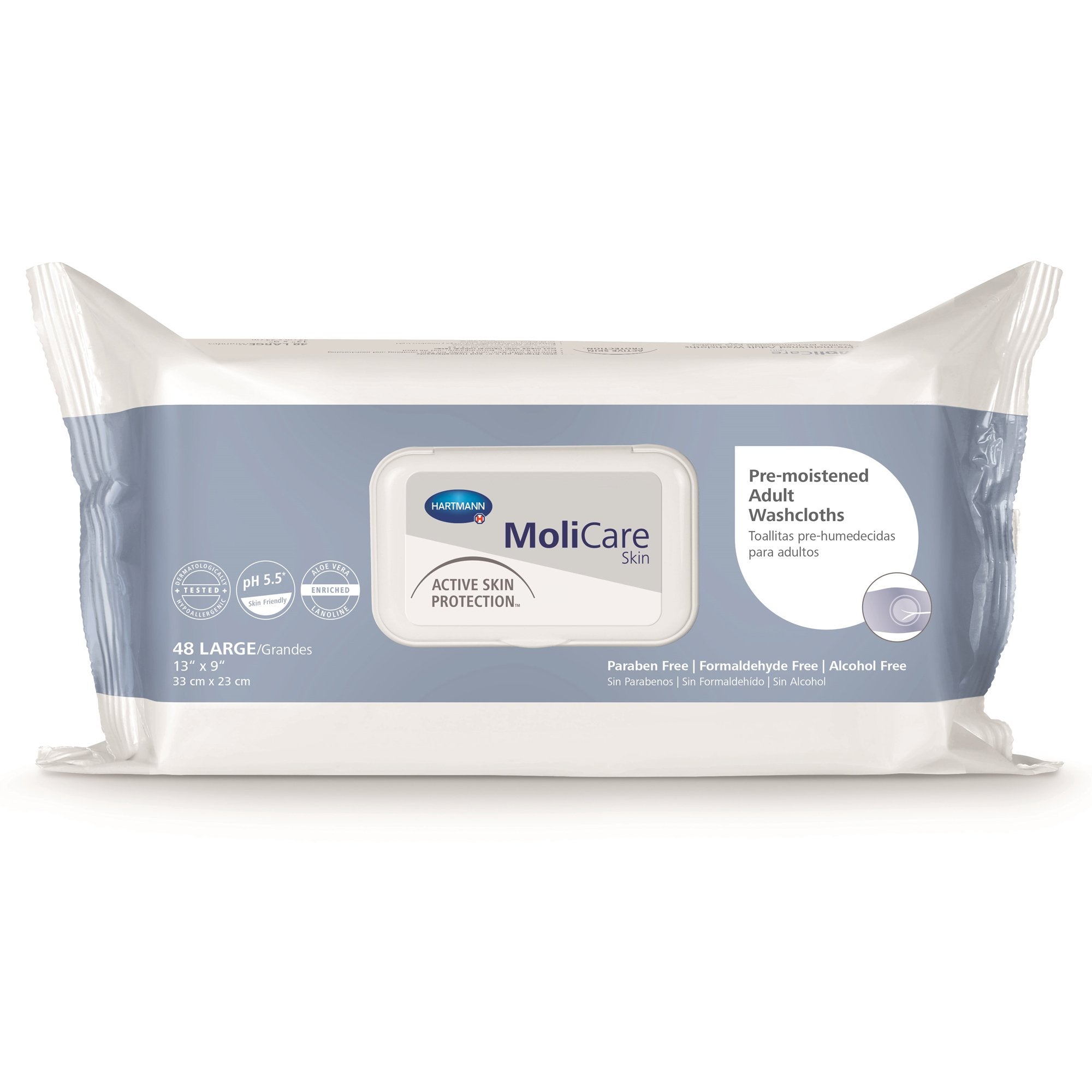 MoliCare® Scented Skin Washcloths, Soft Pack