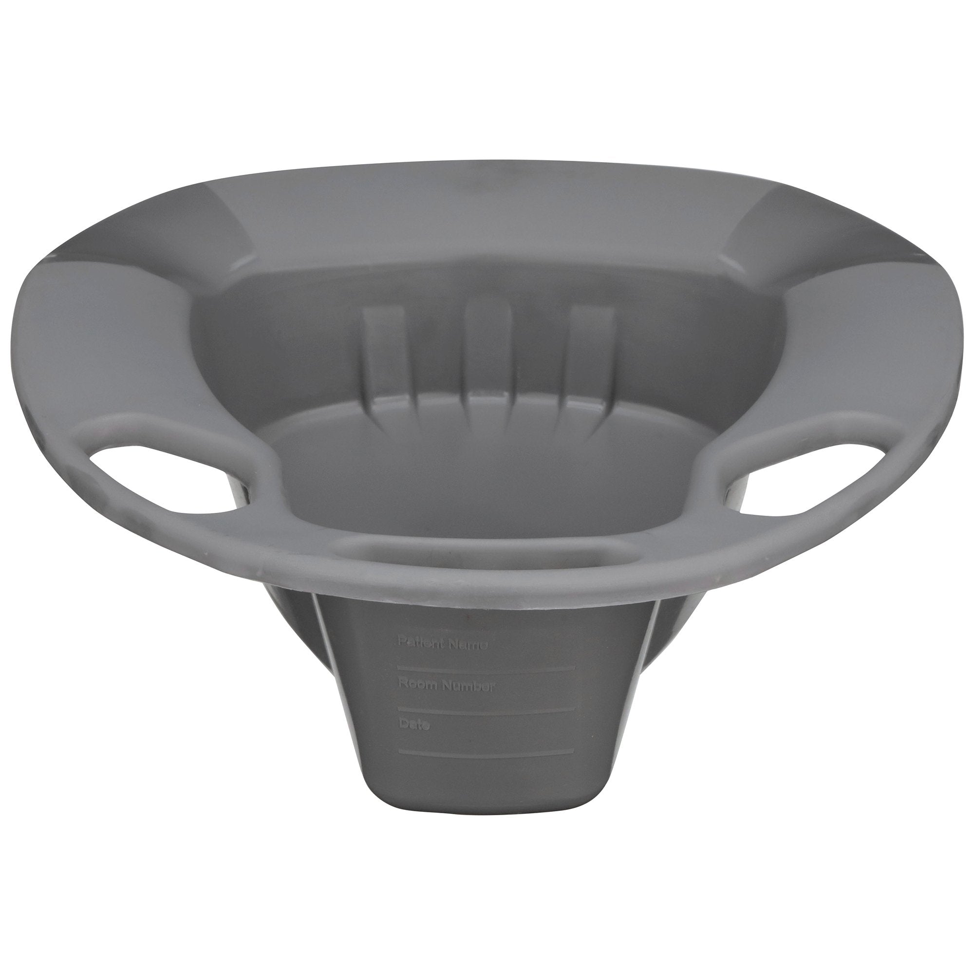 McKesson Stackable Bedpan, Non-Stick Plastic, Latex-Free, Graphite