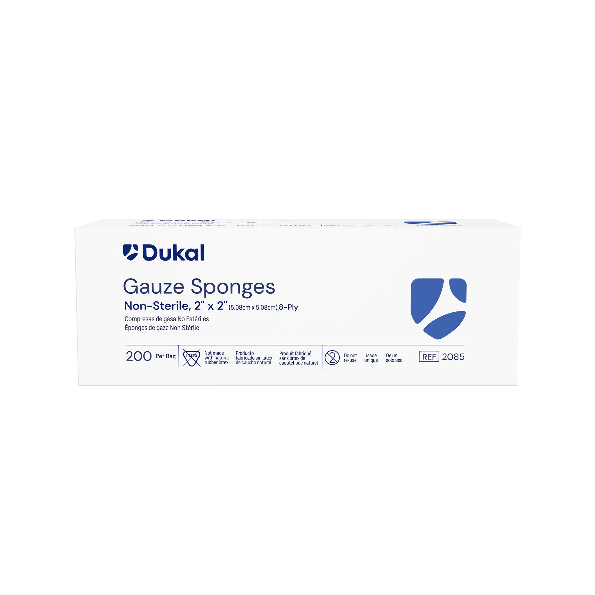 Dukal™ NonSterile Gauze Sponge, 2 x 2 Inch