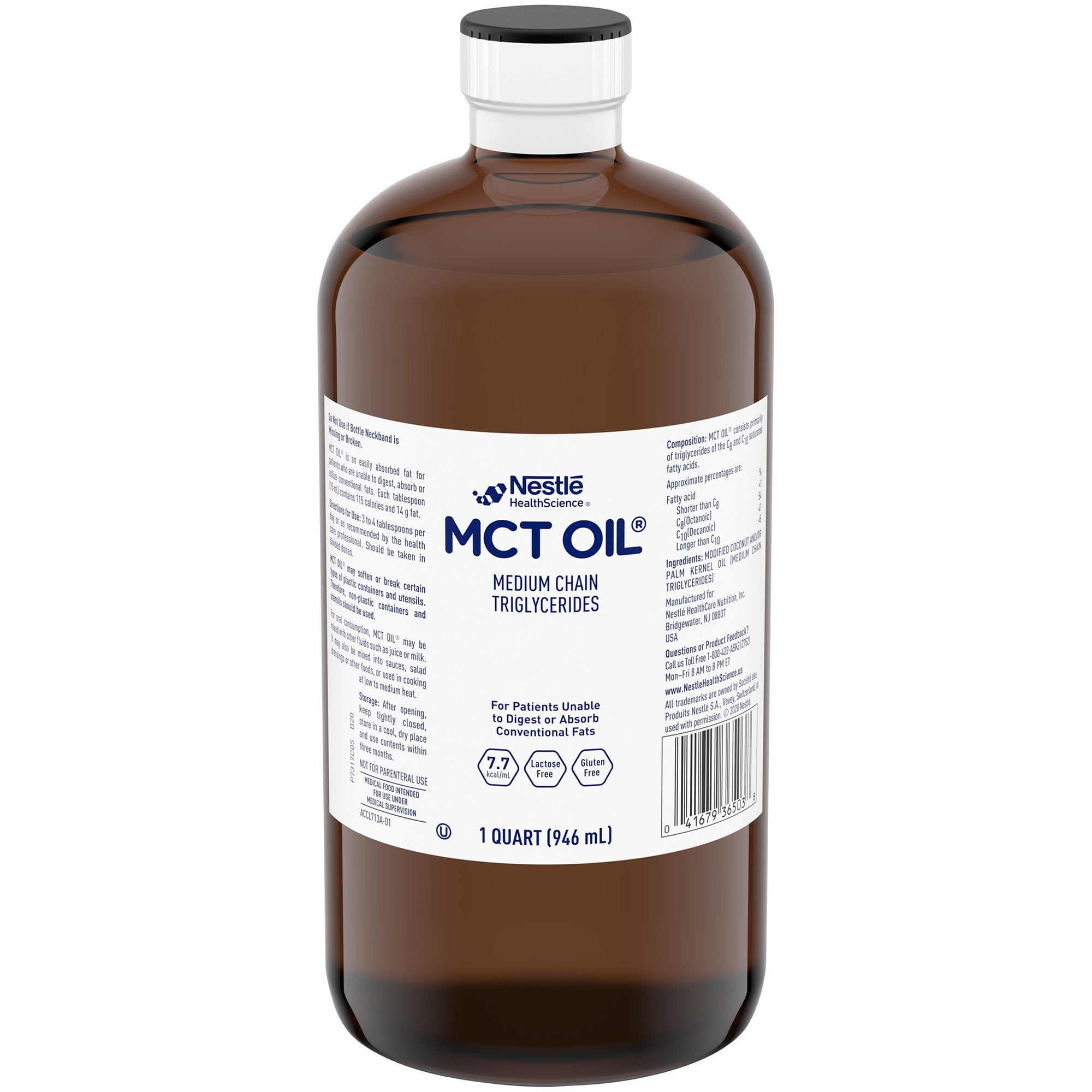 MCT Oil® Medium Chain Triglycerides, 1-quart Bottle