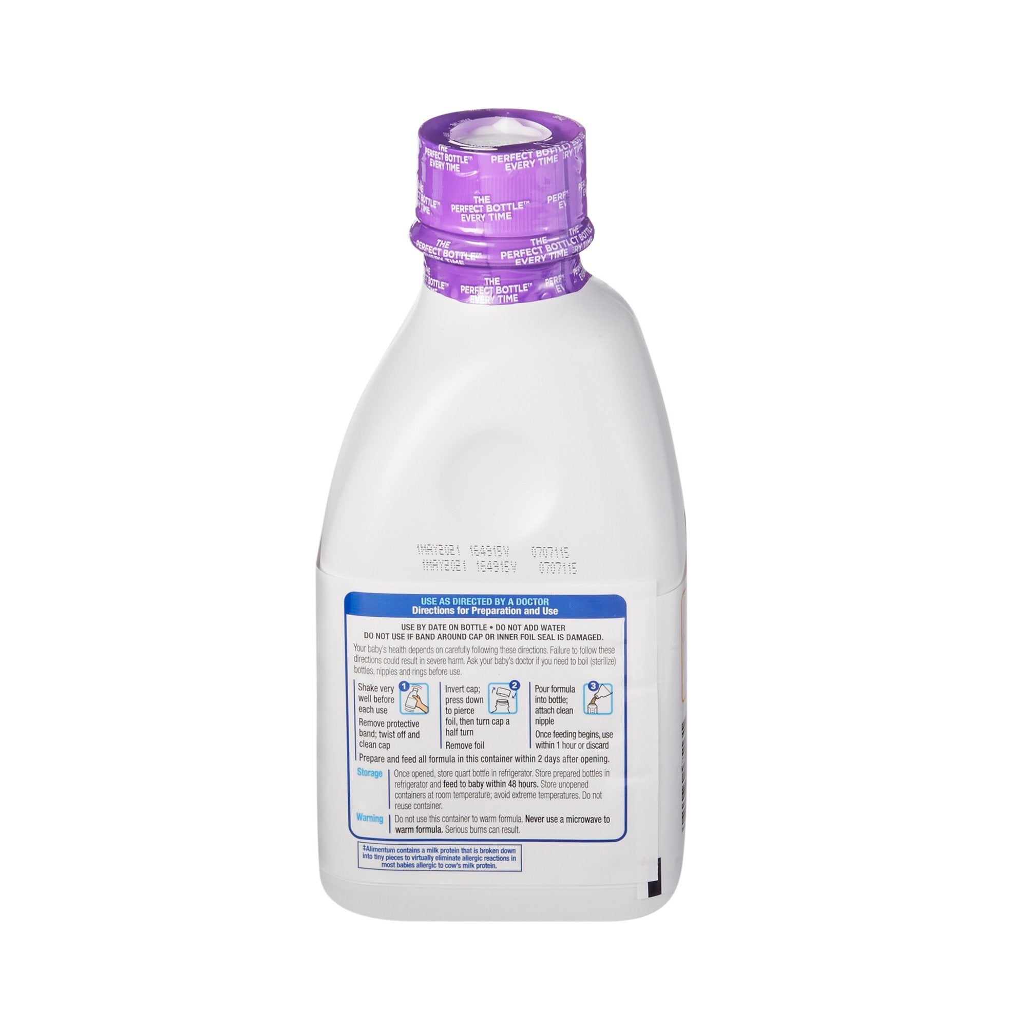 Infant Formula Similac® Alimentum® Unflavored 32 oz. Bottle Liquid Food Allergies