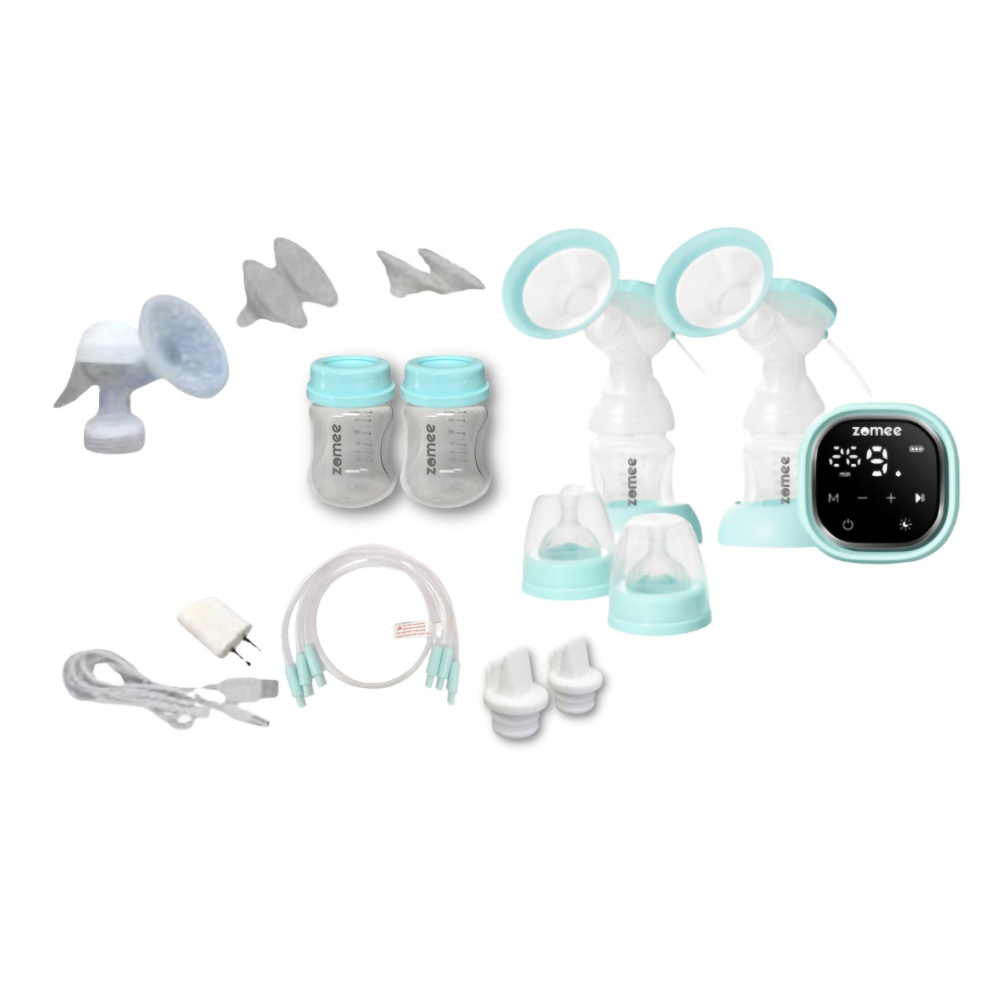 Zomee Double Electric Breast Pump Kit