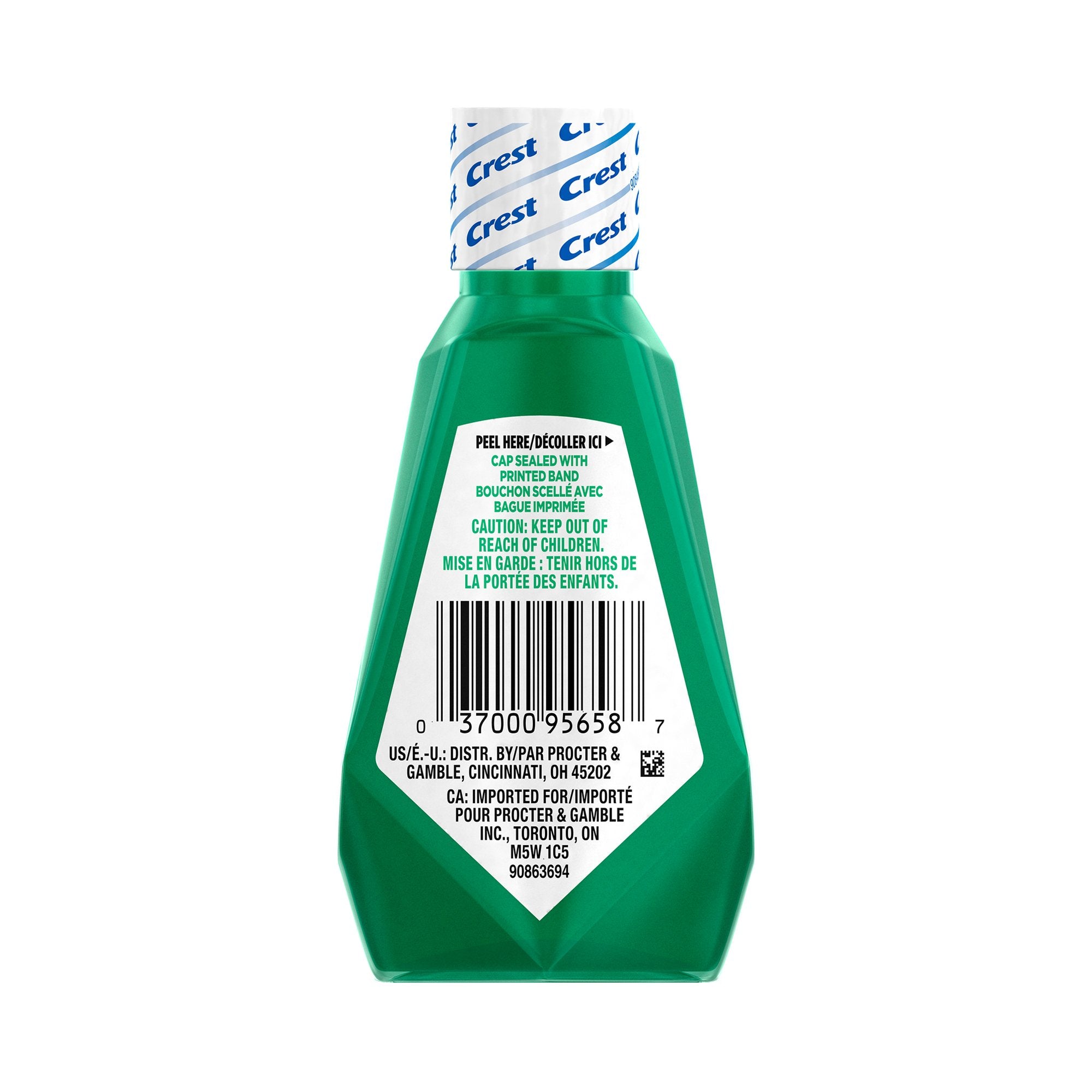 Mouthwash Crest® Scope® Classic 1.2 oz. Original Mint Flavor