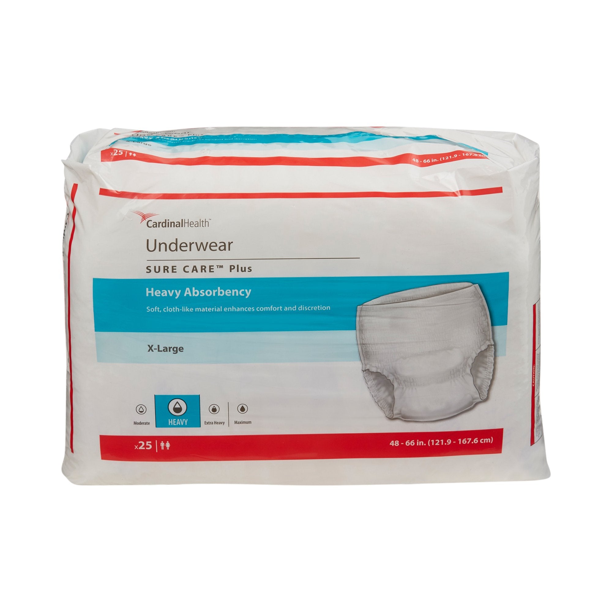 Sure Care™ Plus Heavy Absorbent Underwear, Extra Large