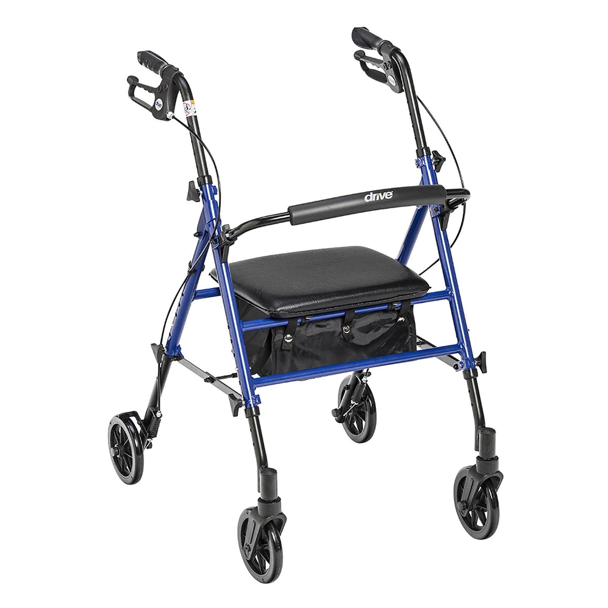 drive™ Four Wheel Rollator, Blue