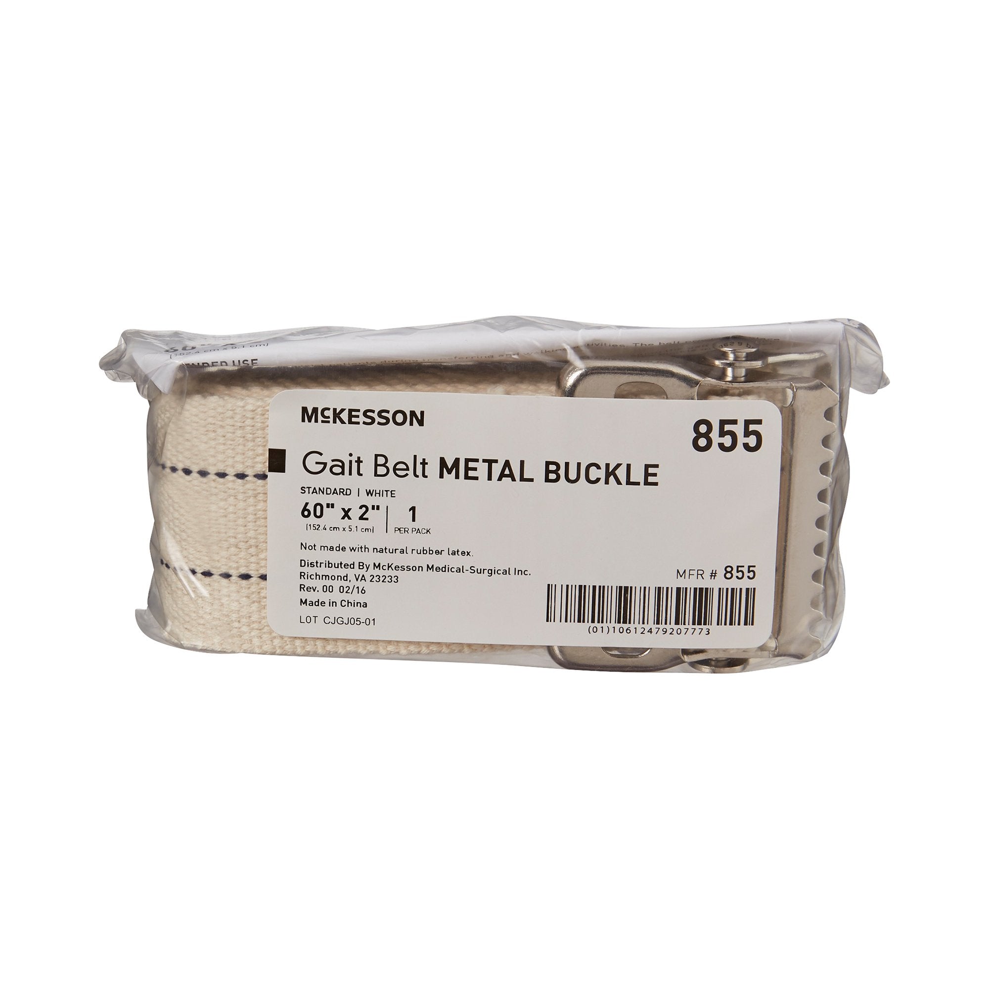McKesson Gait Belt, 60 Inch, White