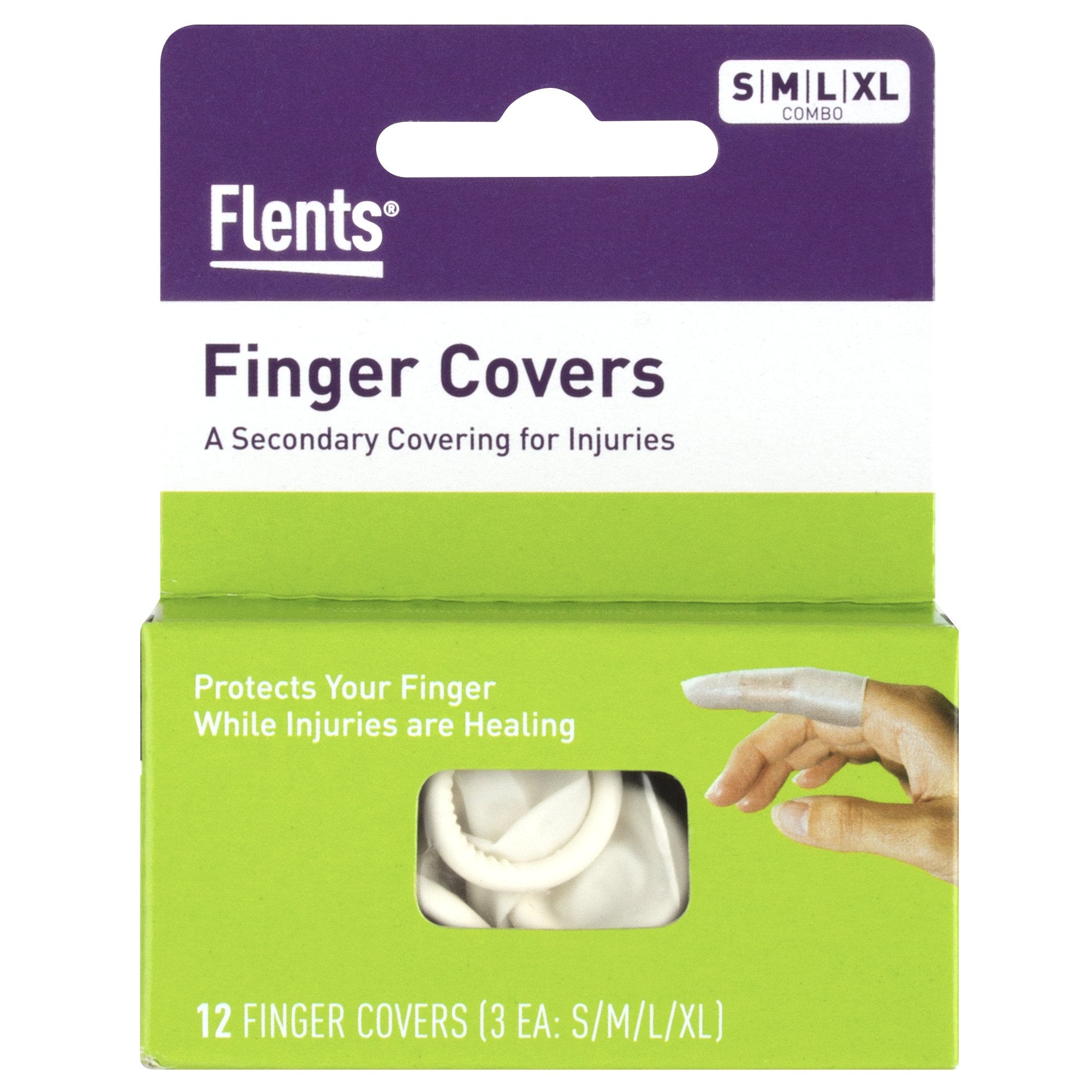 Finger Cot Flents™ Assorted Sizes Powder Free NonSterile