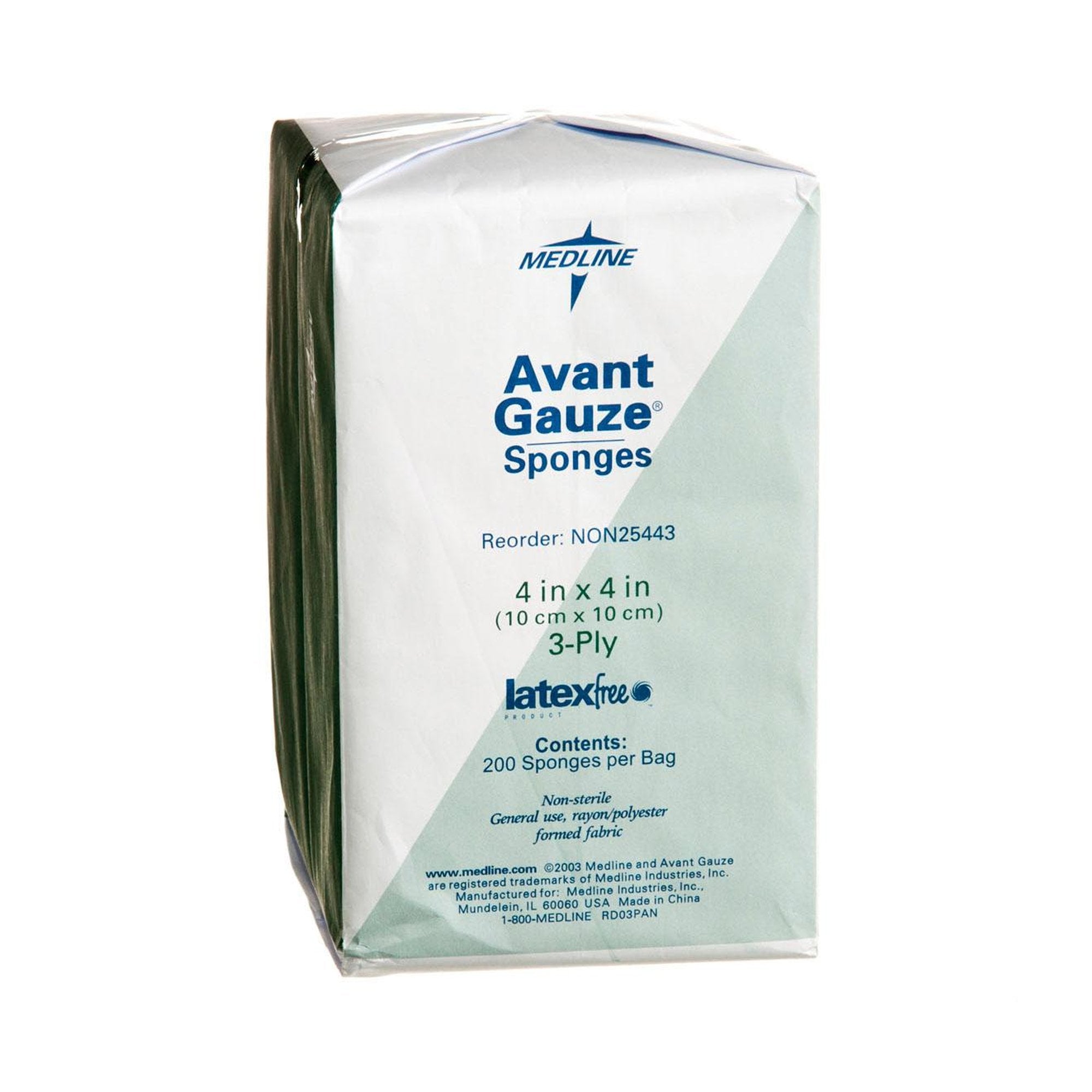 Avant Gauze® NonSterile Nonwoven Sponge, 4 x 4 Inch