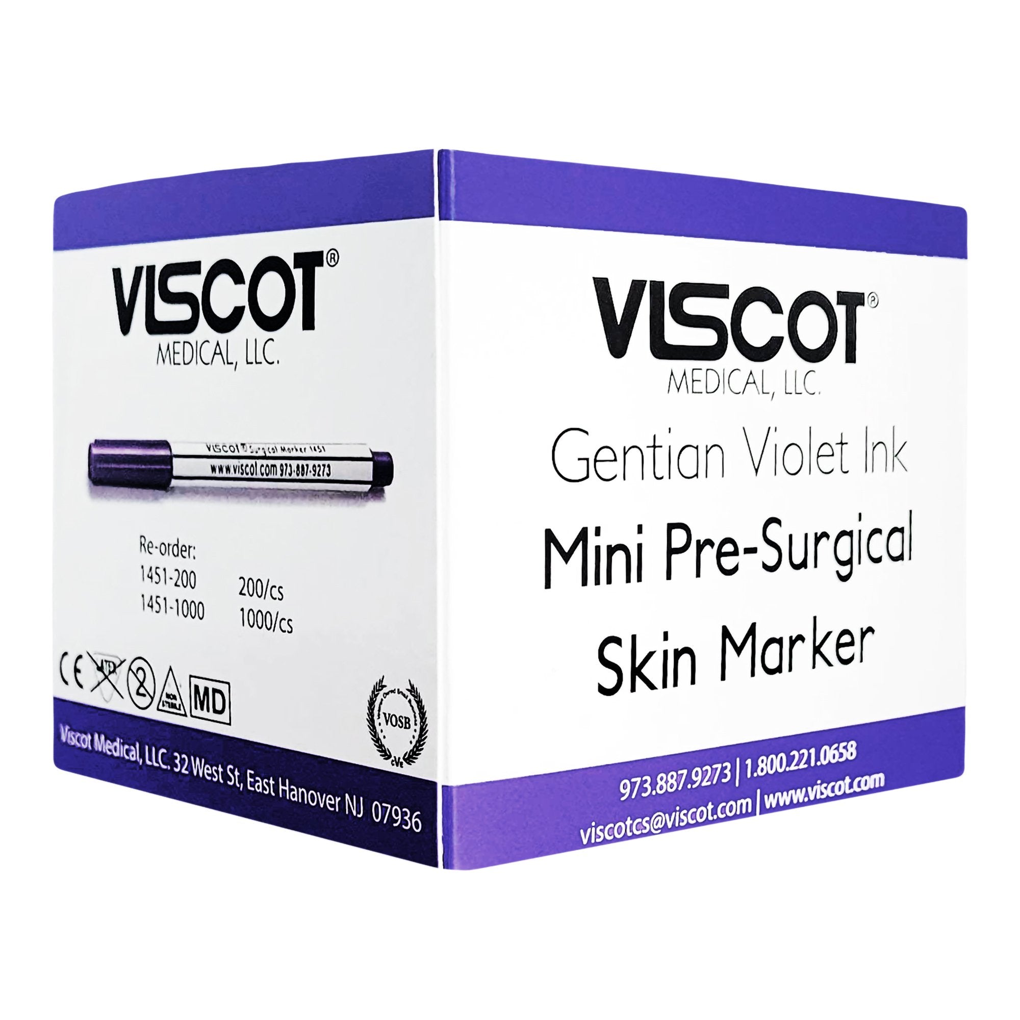 Skin Marker Viscot® Gentian Violet Ink NonSterile Mini Regular Tip