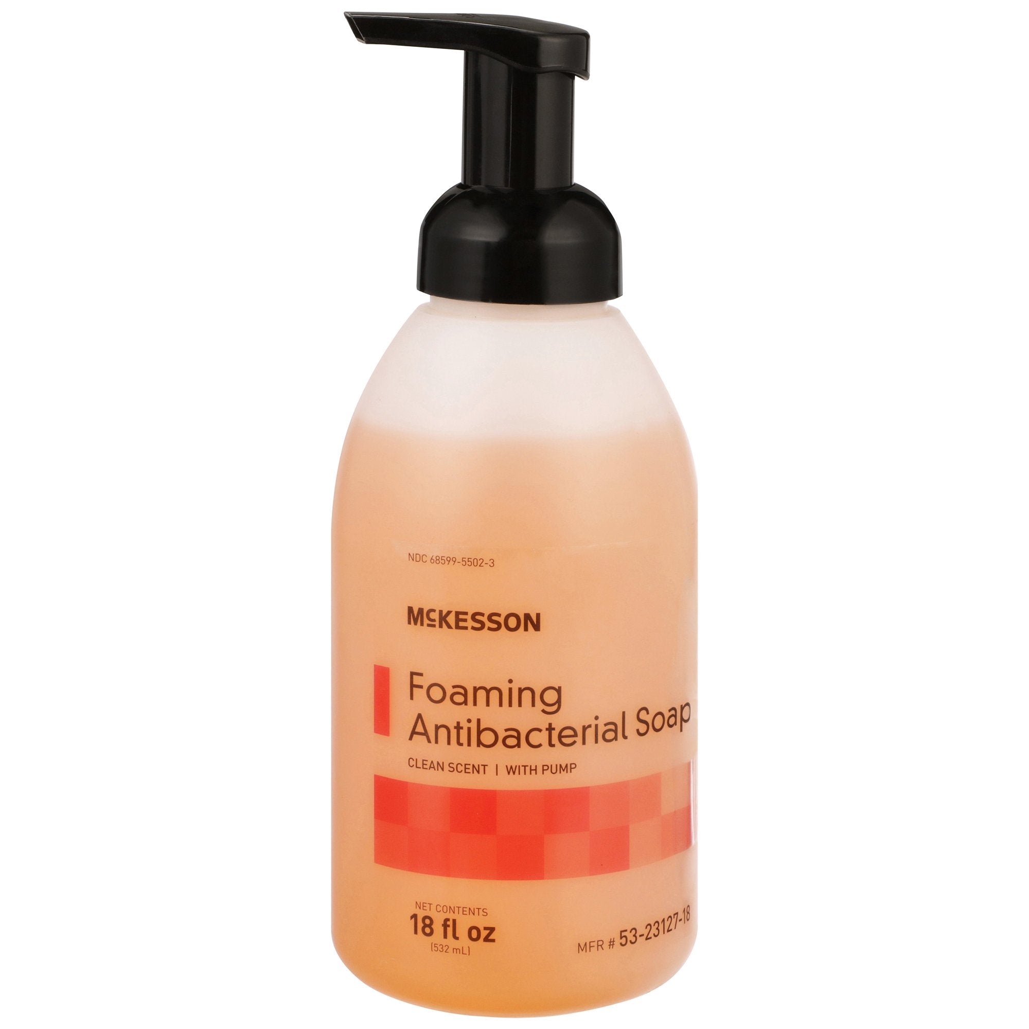 McKesson Clean Scent Foaming Antibacterial Soap, 18 oz. Pump Bottle