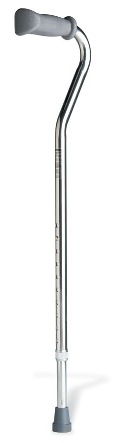 Offset Cane Guardian® Aluminum 30 to 39 Inch Height Black