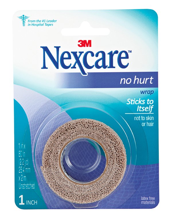 3M™ Nexcare™ No Hurt Hypoallergenic Material Medical Tape, 1 x 80 Inch, Tan