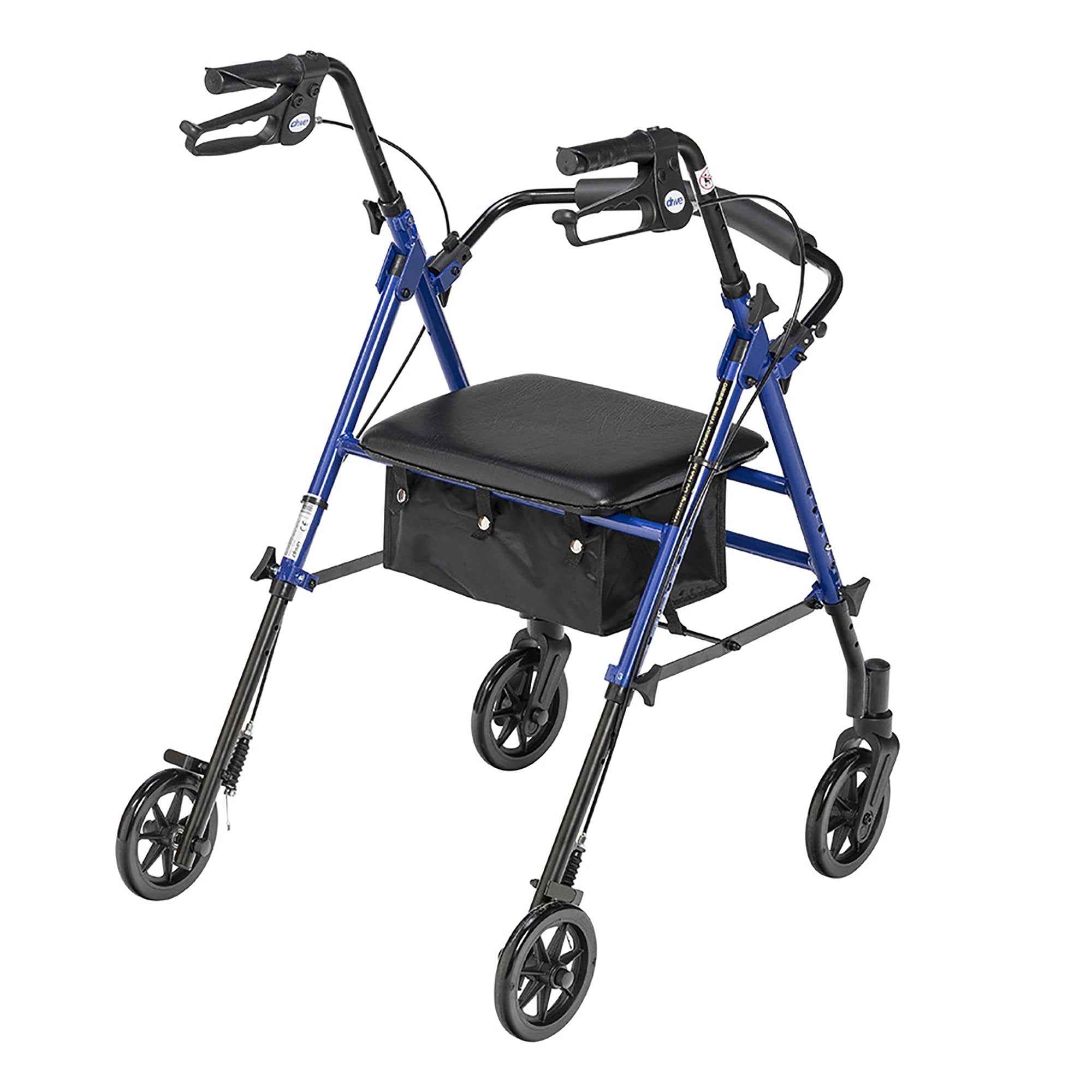 drive™ Four Wheel Rollator, Blue