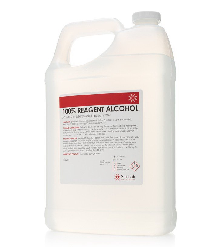 Chemistry Reagent Reagent Alcohol ACS Grade / Dehydrant 100% 1 gal.