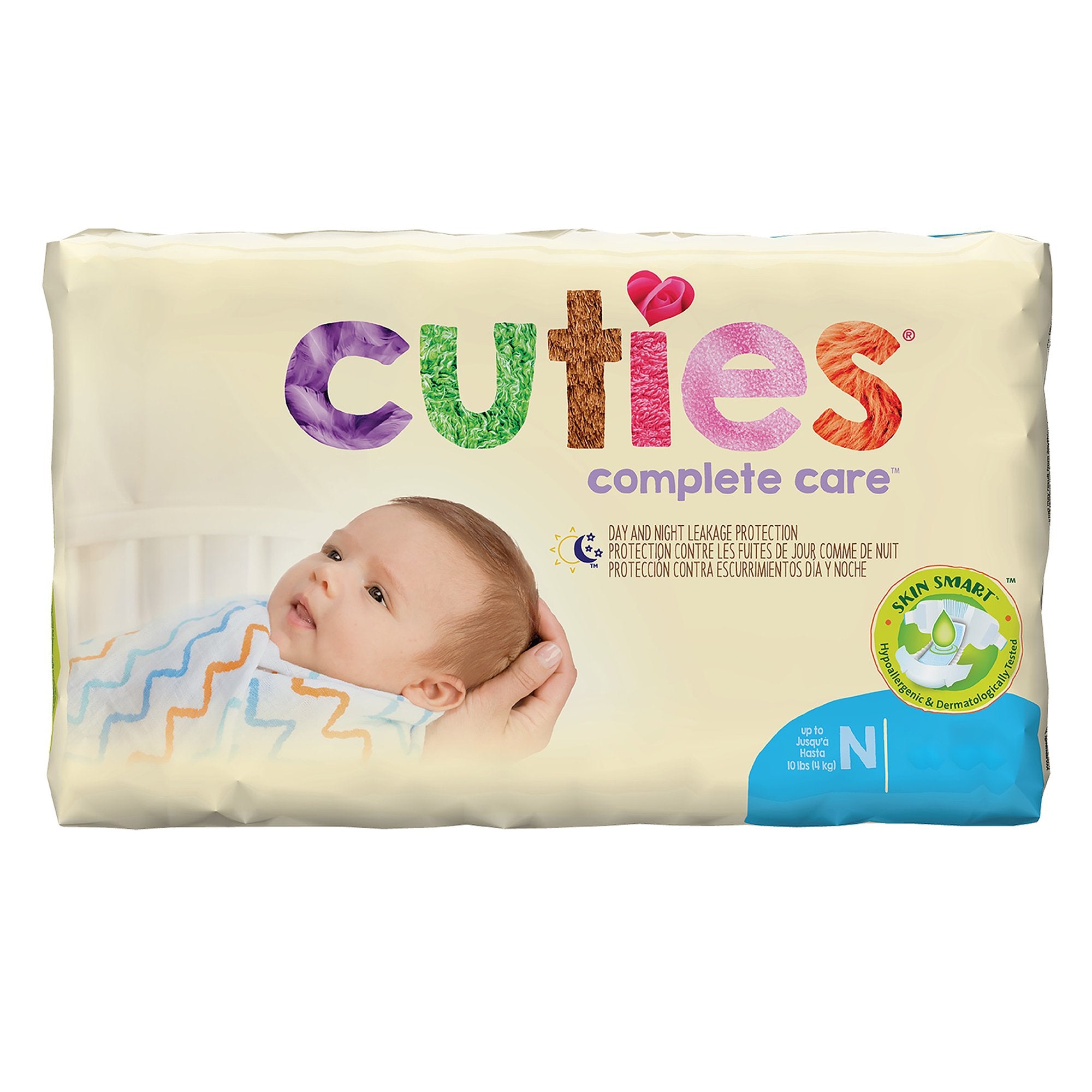 Cuties Complete Care Diapers, Newborn