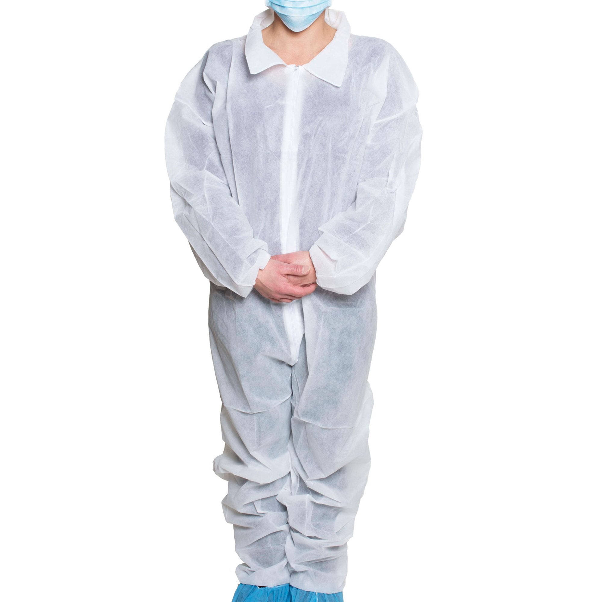 Coverall 2X-Large White Disposable NonSterile