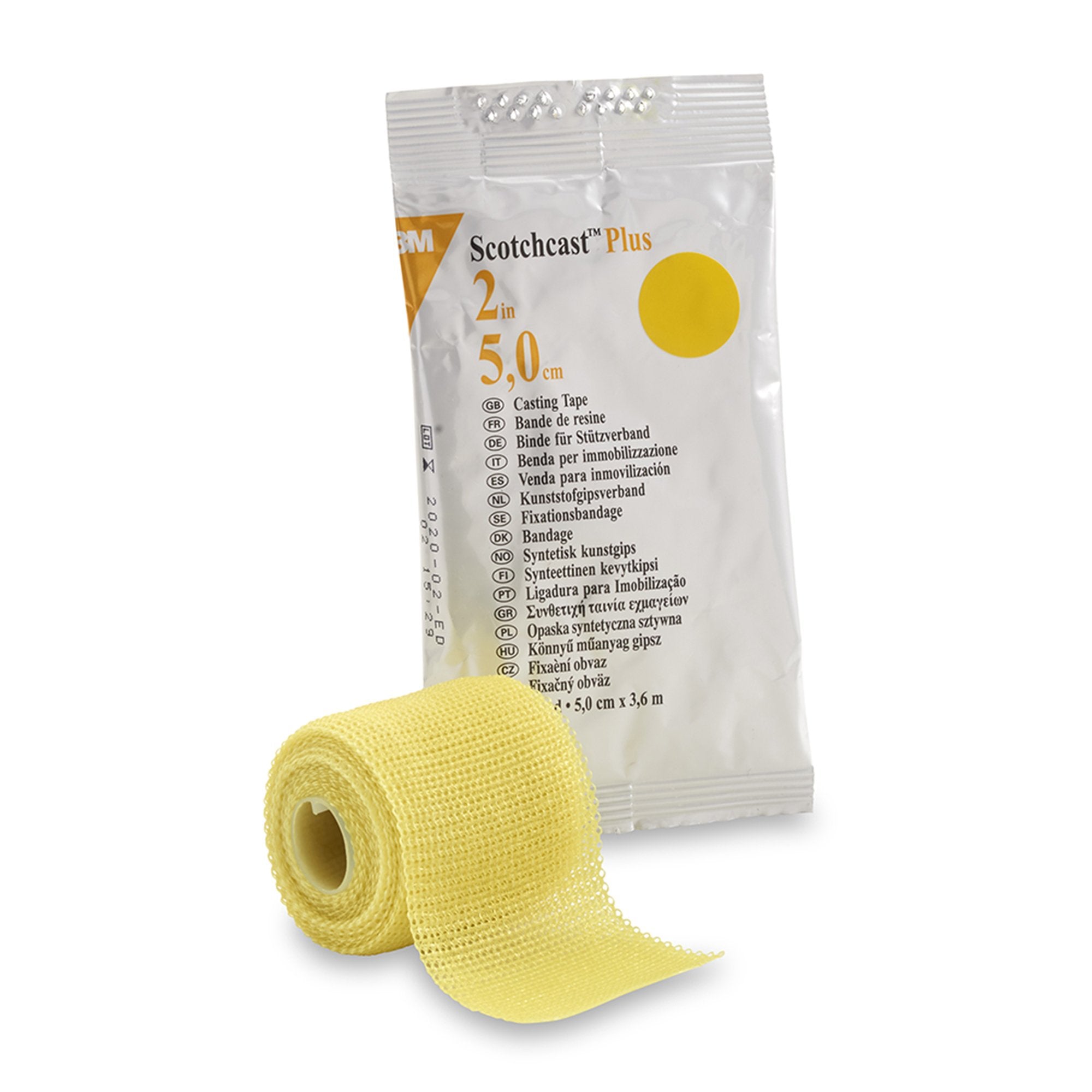 3M™ Scotchcast™ Plus Yellow Cast Tape, 2 Inch x 4 Yard