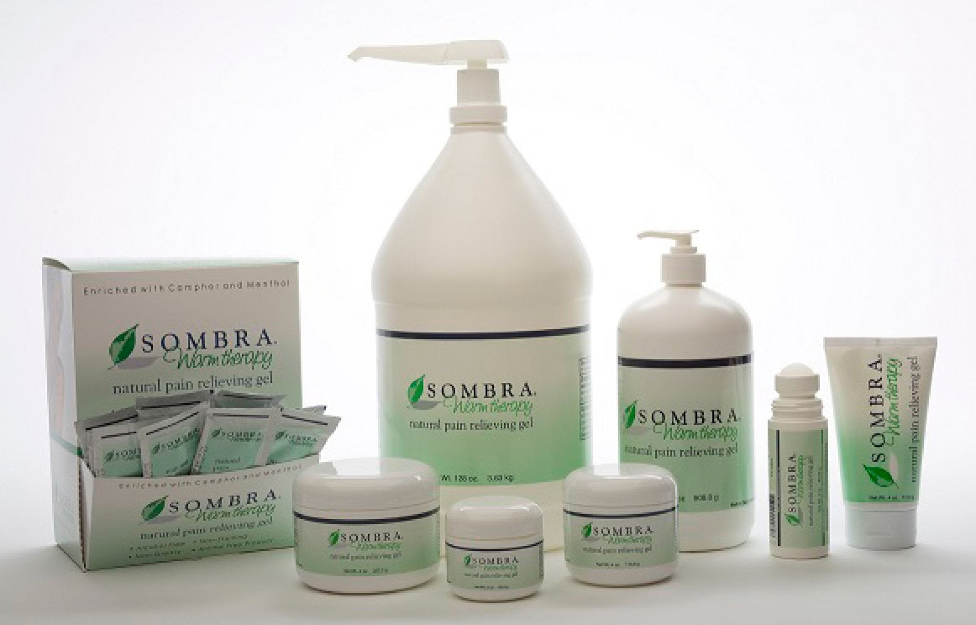 Topical Pain Relief Sombra® Warm Therapy 3% Strength Camphor / Menthol / Capsaicin Topical Gel 4 oz.