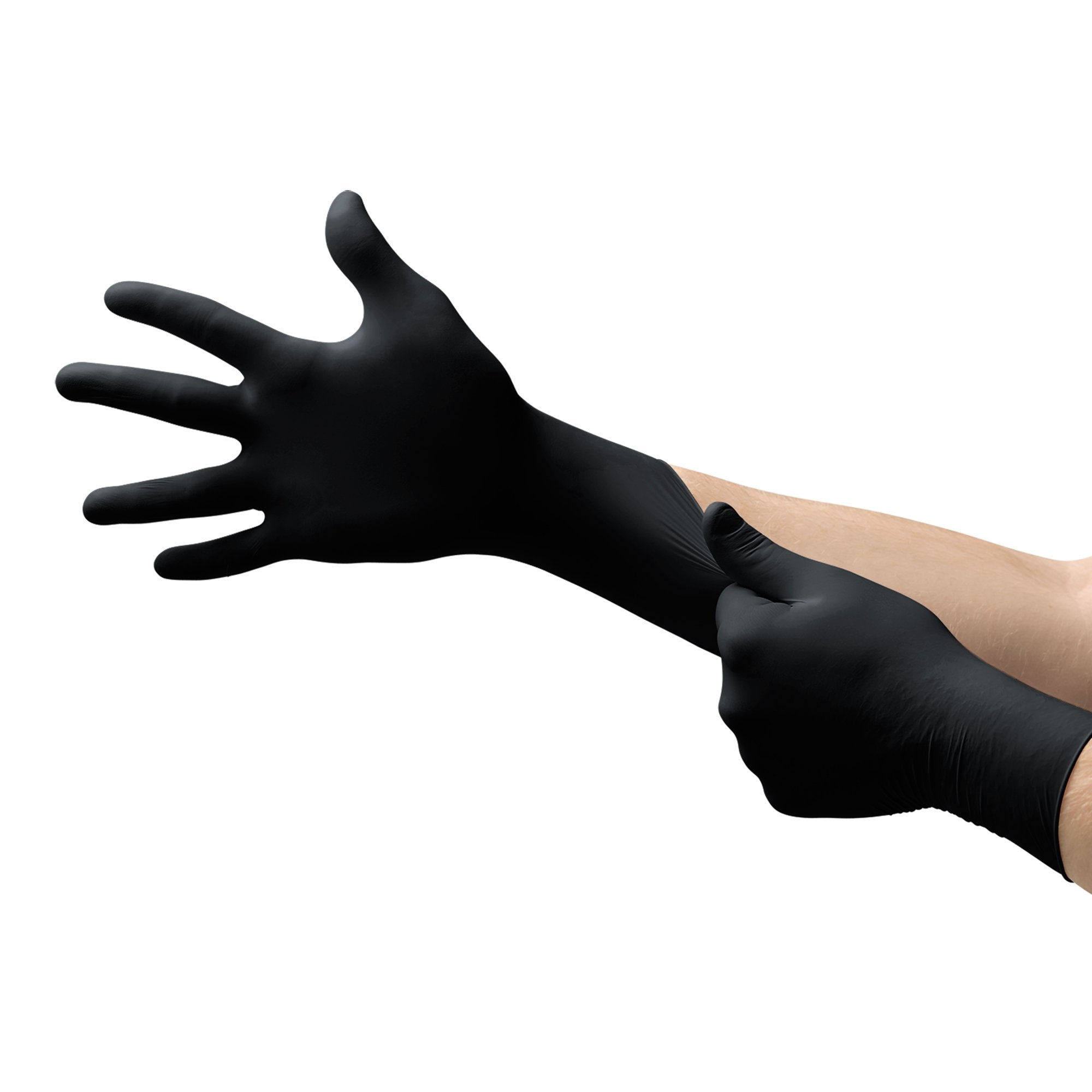 Microflex® Midknight™ Nitrile Exam Glove, Small, Black