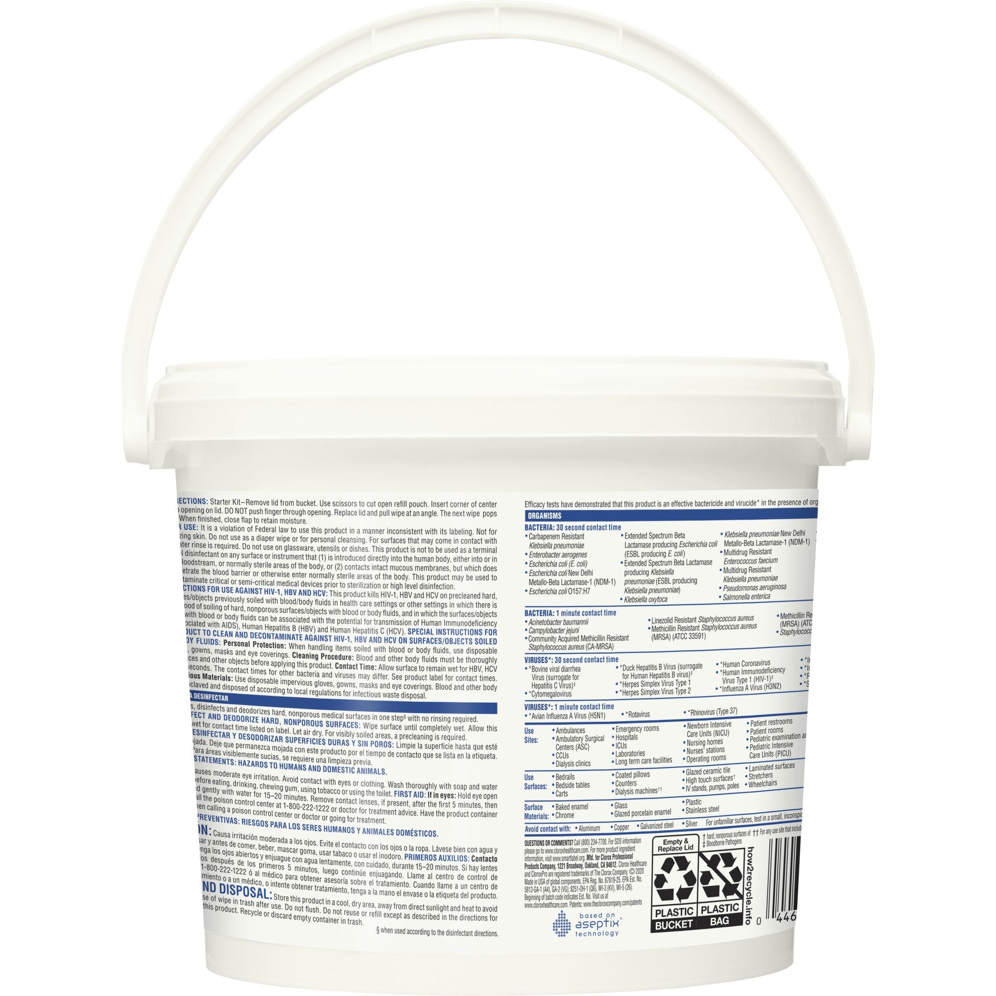 Clorox Healthcare® Hydrogen Peroxide Cleaner Disinfectant Wipes