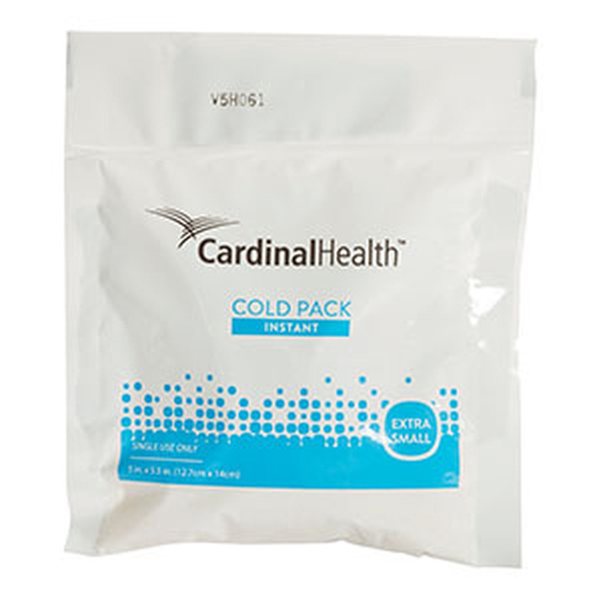 Instant Cold Pack Cardinal Health™ General Purpose X-Small 5 X 5-1/2 Inch Plastic / Ammonium Nitrate / Water Disposable