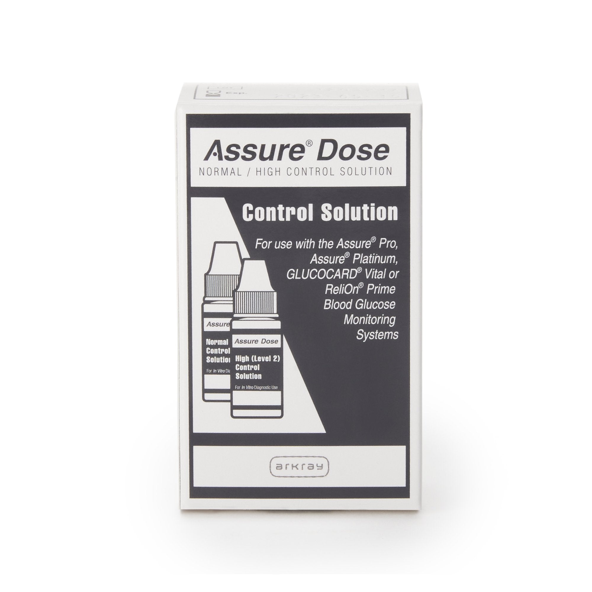 Blood Glucose Control Solution Assure® Dose 2 X 2.5 mL Level 1 & 2