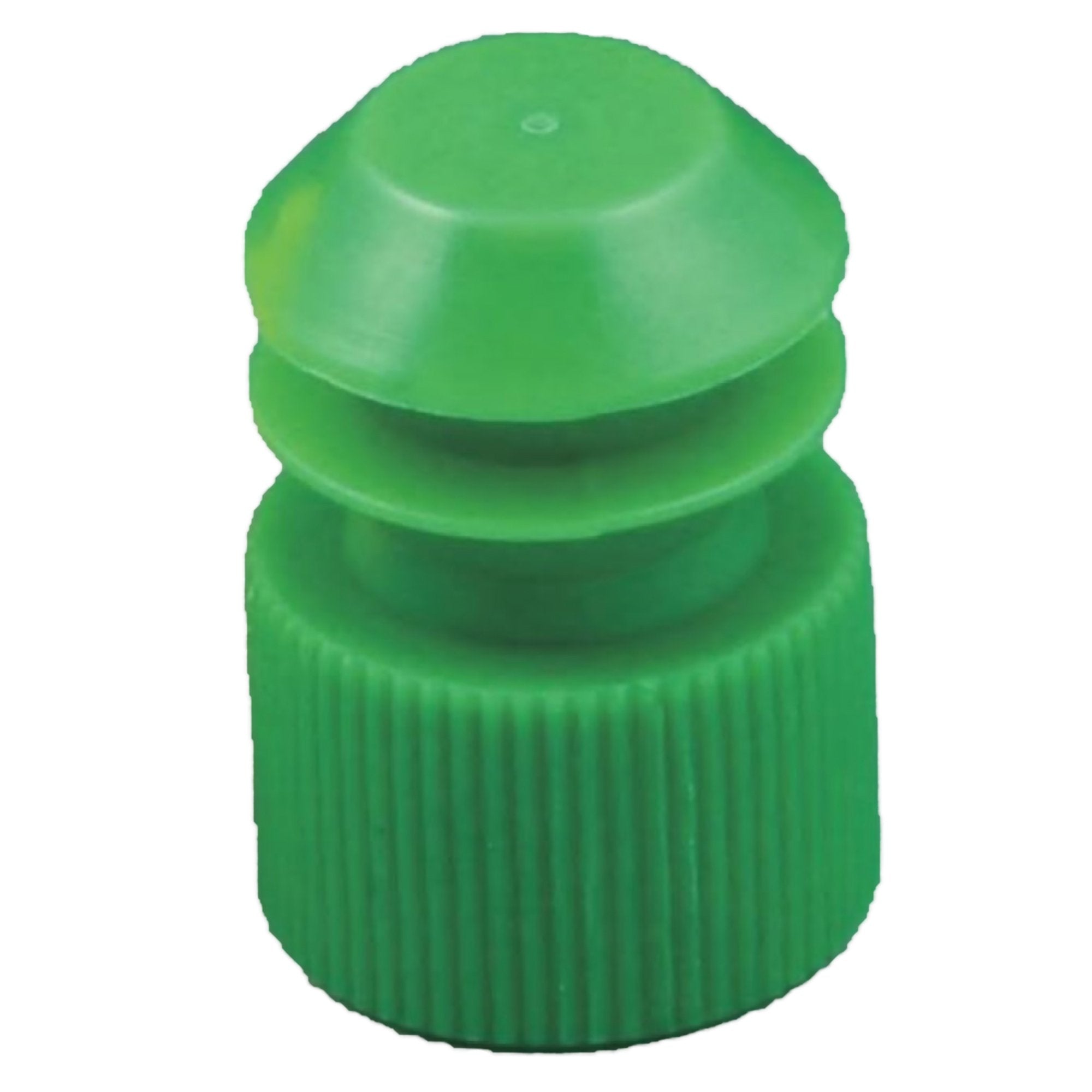 McKesson Tube Closure Polyethylene Flanged Plug Cap Green 16 mm For Use with 16 mm Blood Drawing Tubes, Glass Test Tubes, Plastic Culture Tubes NonSterile