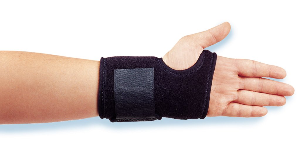 Wrist Brace Gel Wrist Wrap Mineral Oil / Neoprene / OK Cloth Right Hand Black One Size Fits Most