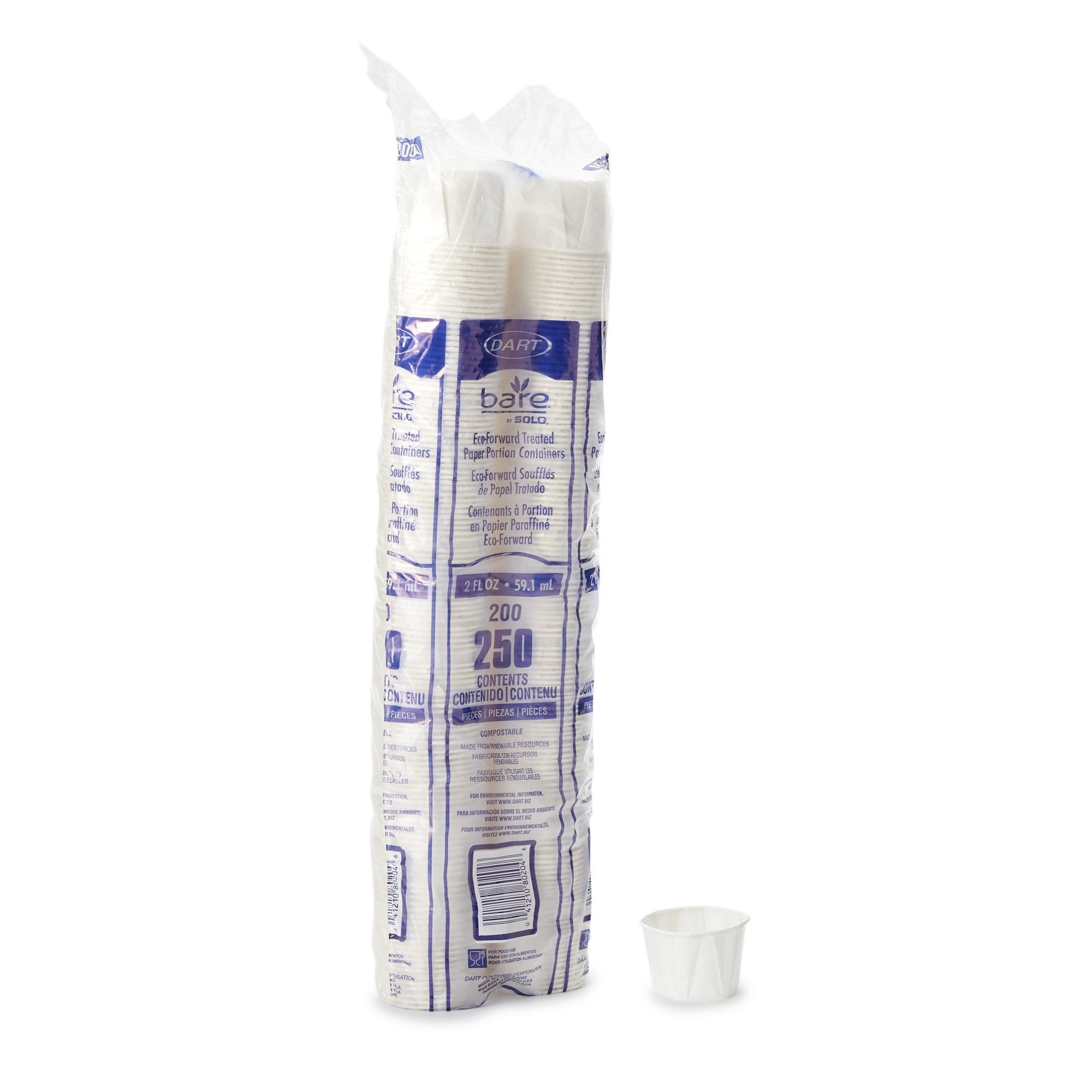 Souffle Cup Solo® 2 oz. White Paper Disposable