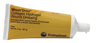 Collagen Hydrogel Wound Dressing Woun'Dres® NonSterile 3 oz.