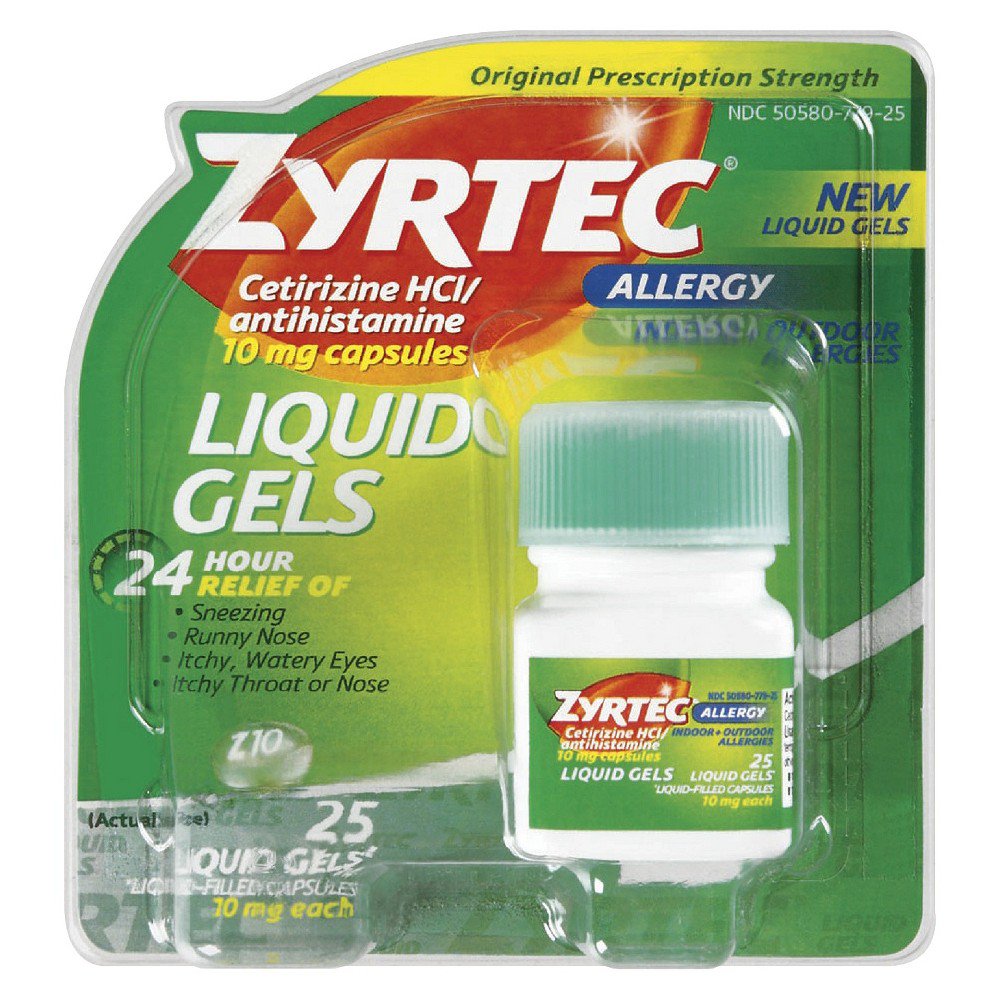 Zyrtec® 10 mg Liquid Gels